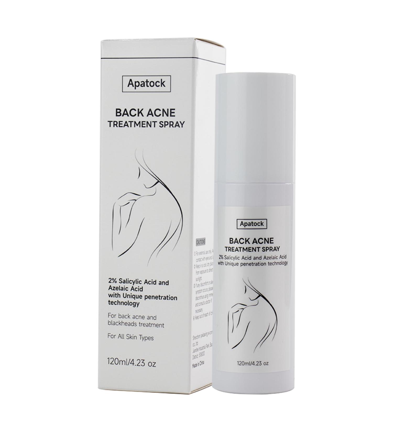 Back Acne Spray - 2% Salicylic Acid & Azelaic Acid Treatment for Body Chest & Face with Tea Tree Oil | Soothes Itching & Redness - International Shipping Available - Buy Online on GoSupps.com