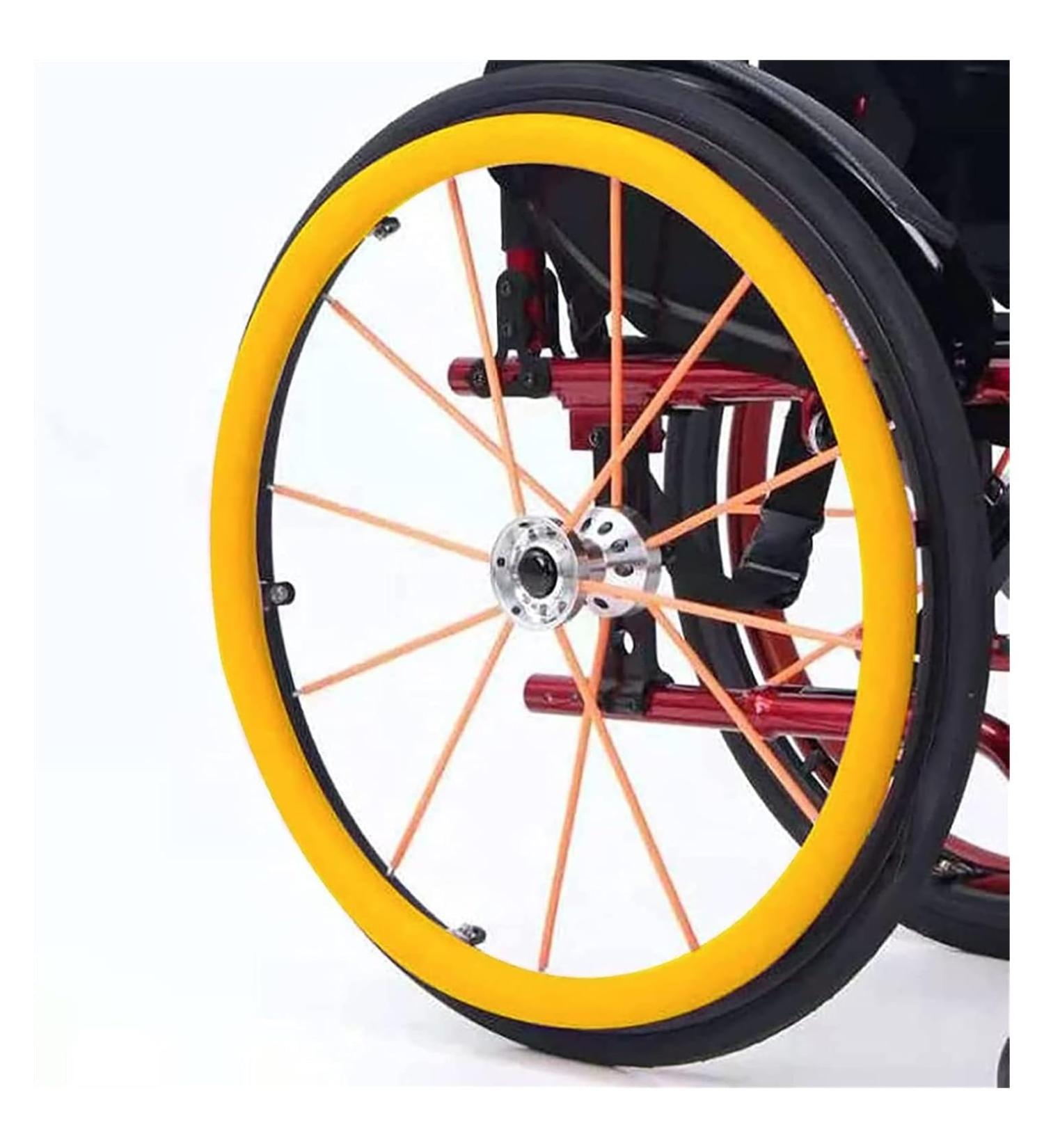 Wheelchair Push Rim Covers 1 Pair 24-inch Rear Wheel Sports Wheelchair Non-Slip Wear-Resistant Silicone Hand Push Cover Hand Wheel Snare Pads(A 22 inch) 22 inch A - Buy Online on GoSupps.com