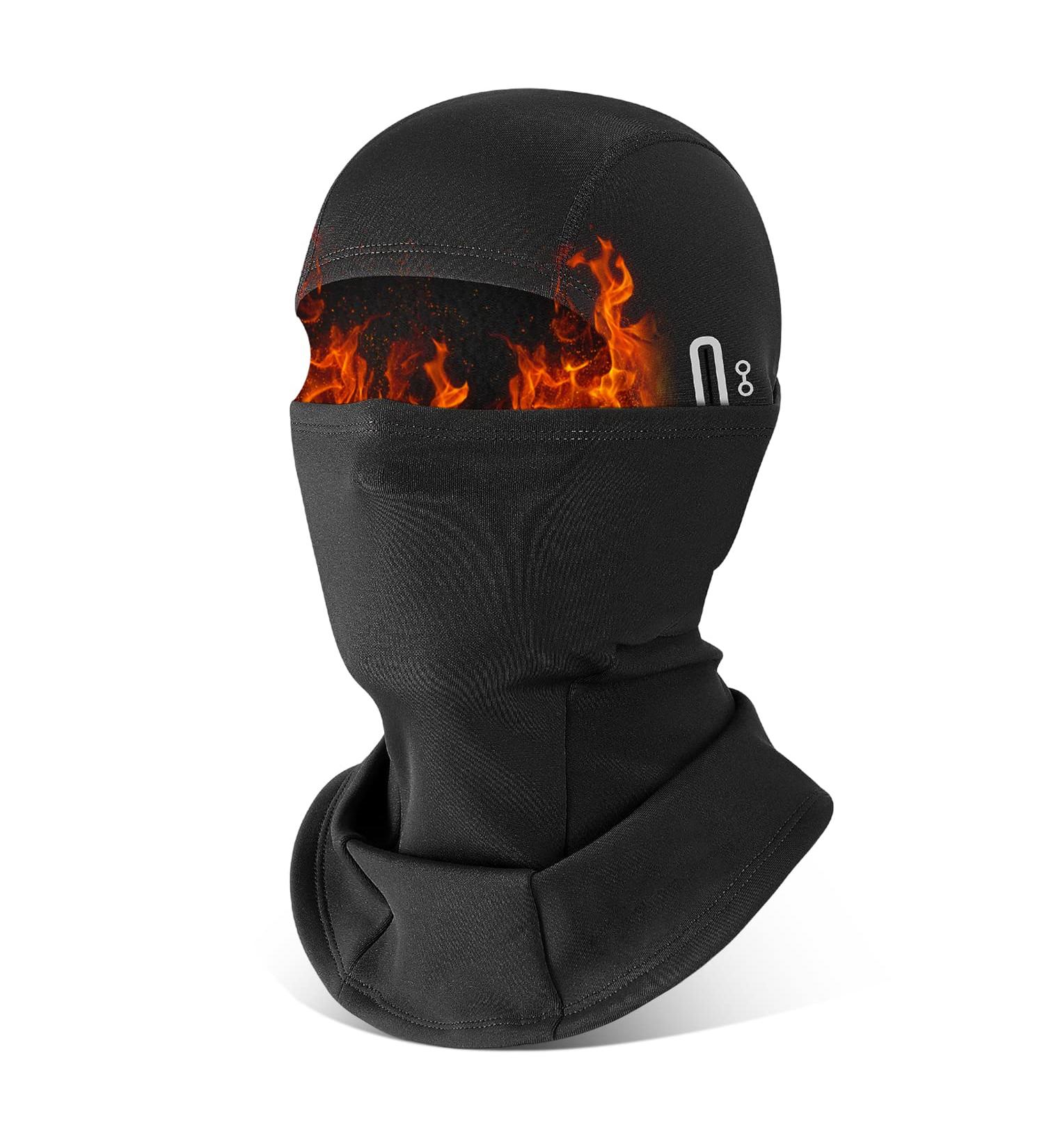 Buy Hegcoiie Winter Sturm Hood Windproof Thermo Balaclava Face Mask for Men & Women | Ski Cycling Outdoor Sports | Black - Buy Online on GoSupps.com