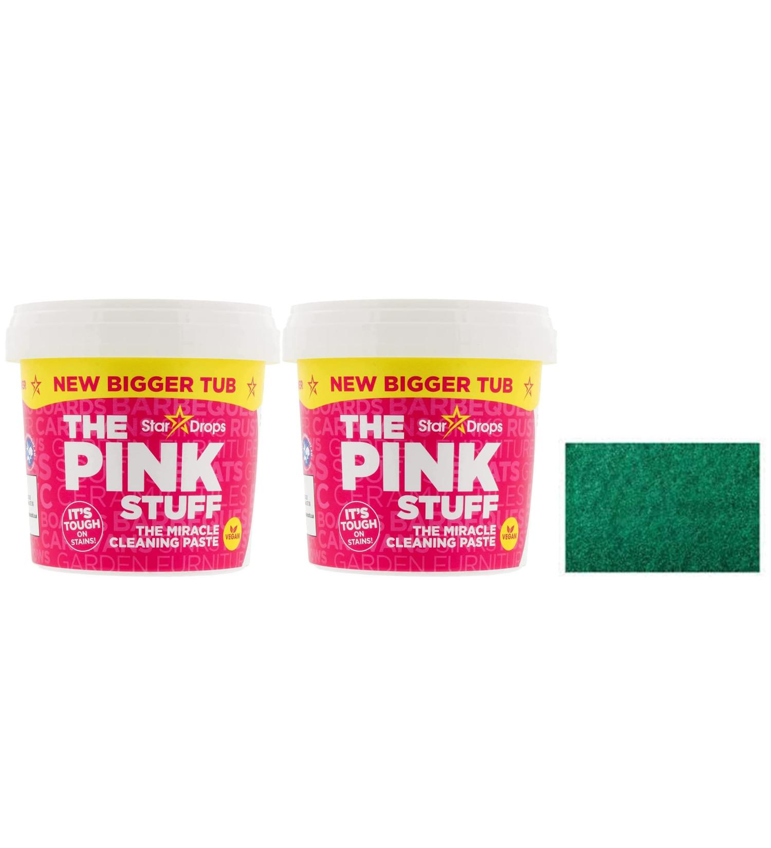 2X Pink Stuff Multipurpose Cleaning Paste- New Bigger Tub (2X 850 G) -Non-hazardous Household Cleaner with MultiPurpose Scouring Pad - Buy Online on GoSupps.com