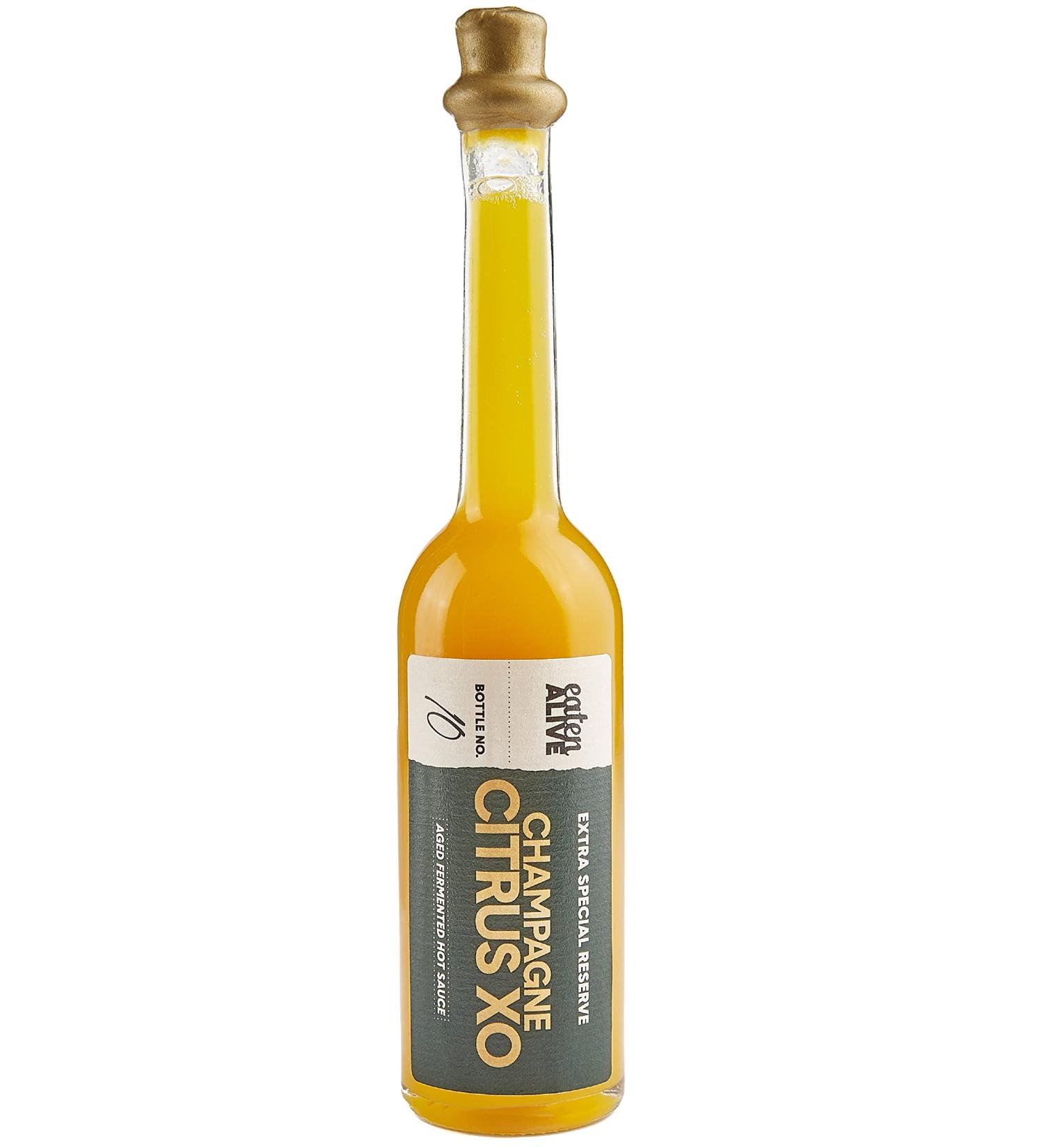 Champagne Citrus XO Extra Special Reserve Hot Sauce - Eaten Alive - Super Luxury Chilli Gift - Buy Online on GoSupps.com