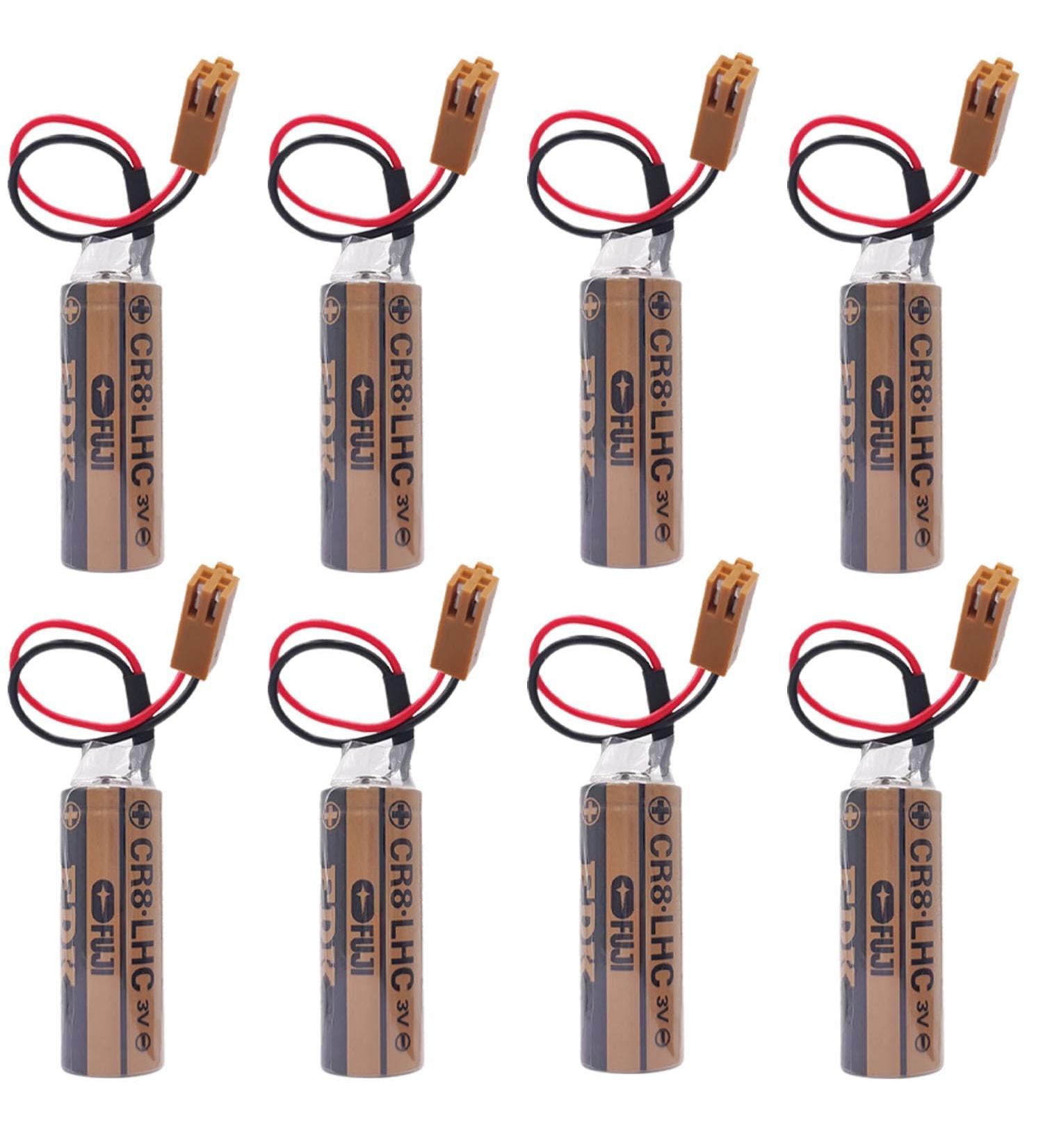 Buy 8-Pcs 2600mAh CR8.LHC 17450 Battery for Fuji FDK | Memory Backup Power for Water Meters | 3.0V Non-rechargeable Battery - Buy Online on GoSupps.com
