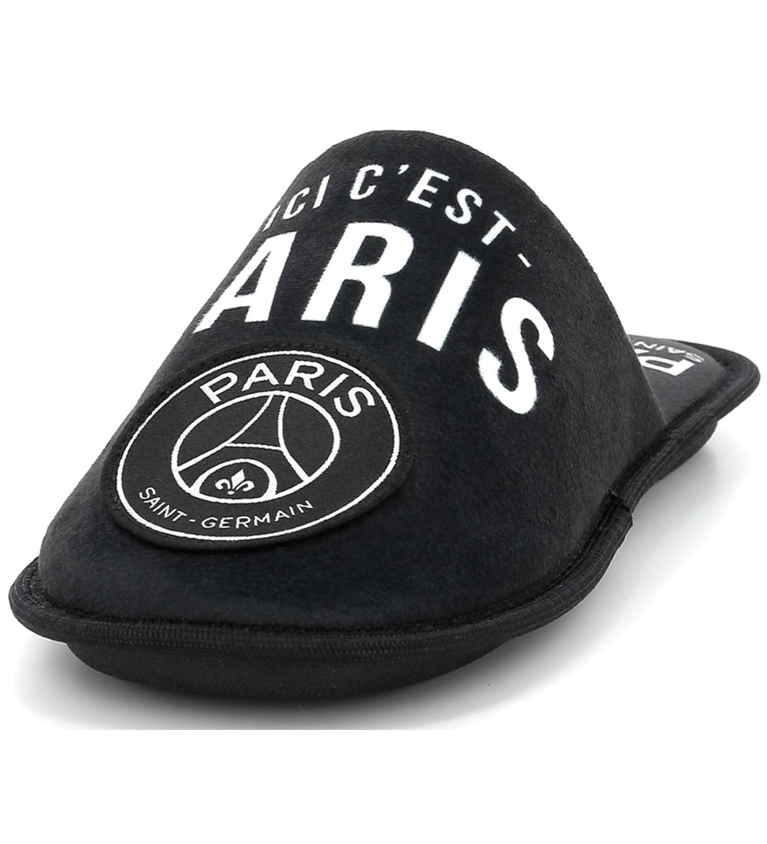 Buy Paris Saint-Germain Slippers PSG Official Collection 46 EU Black | International Shipping Available - Buy Online on GoSupps.com