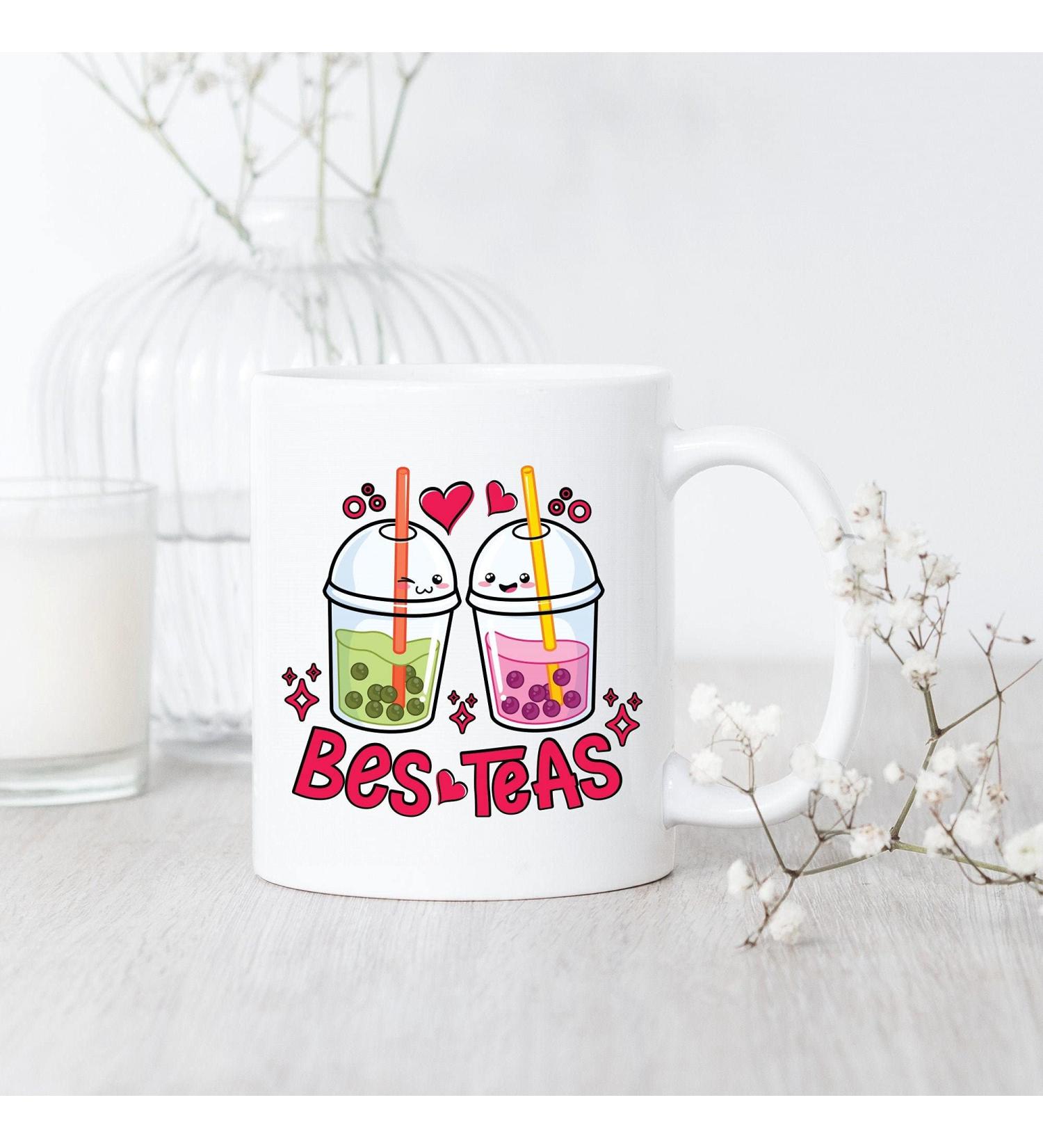 Boba Lover Gift Bubble Tea Drinker Gift Tapioca Milk Tea Gift BES teas Mug Funny Milk Tea Gift Boba Tea Mug for Daughter