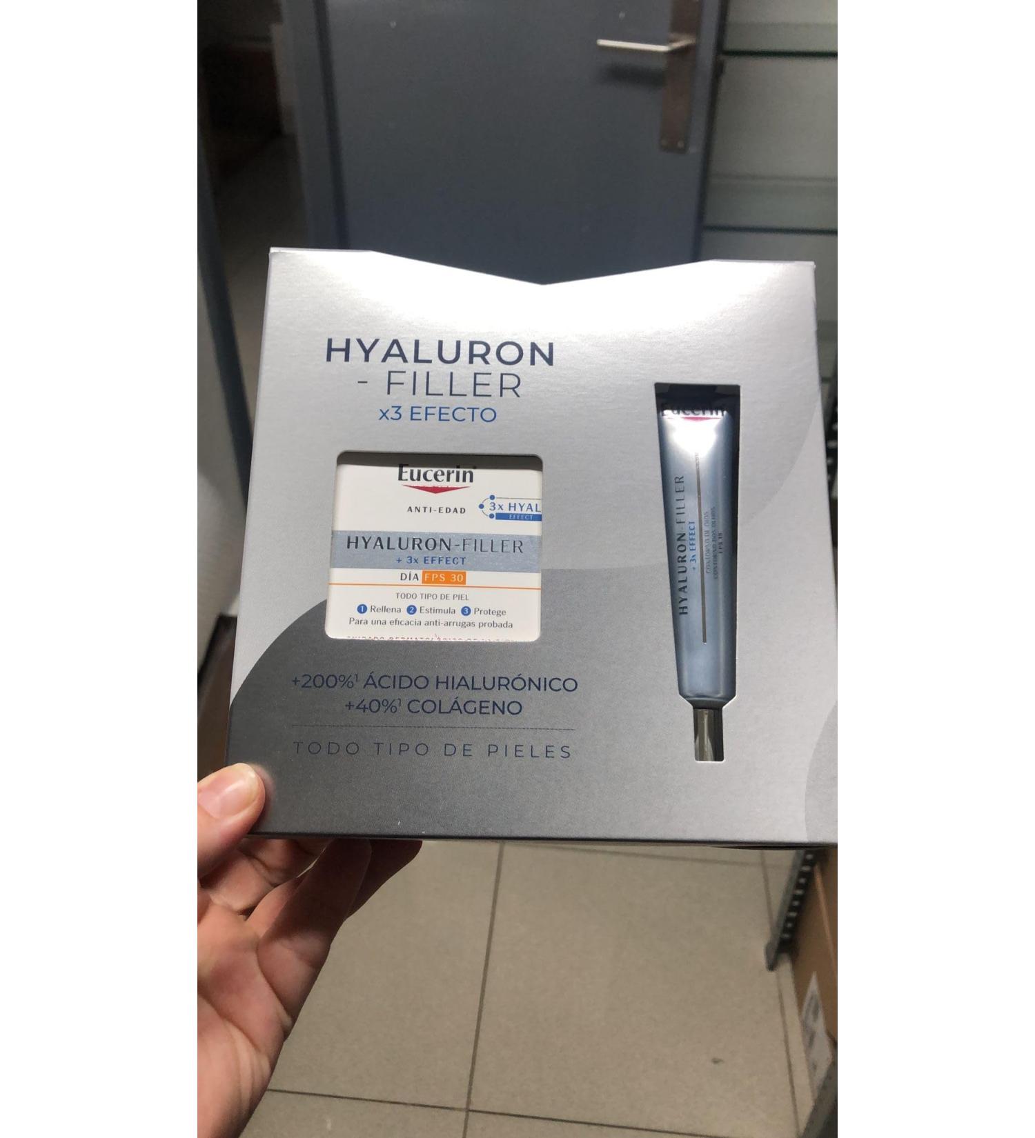 Beiersdorf Eucerin Hyaluron filler day cream light texture SPF30 50 ml gift for eye contour - Buy Online on GoSupps.com