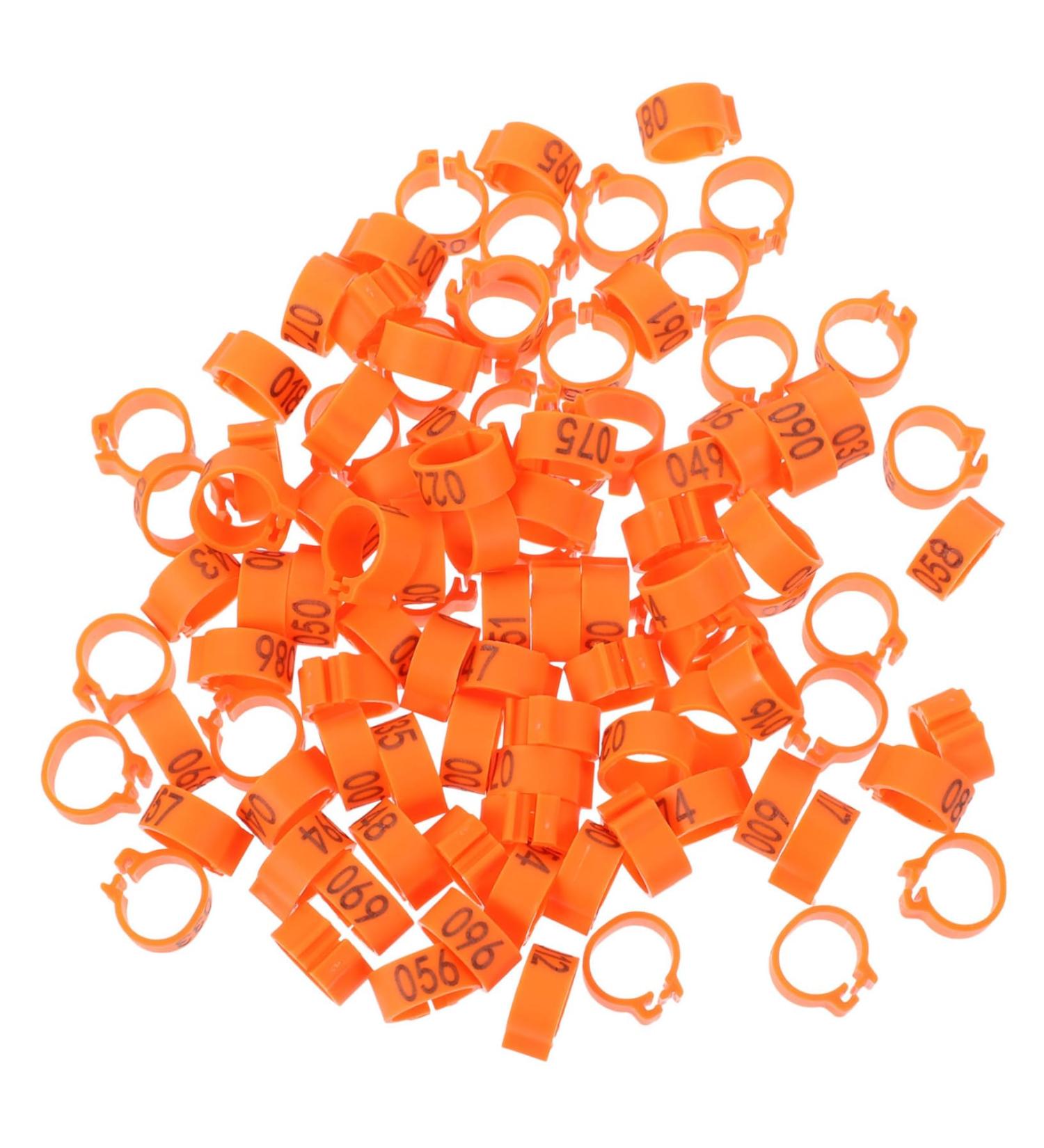 FOMIYES 300 Pcs Pigeon Anklet Ring Protector Parrot Leg Ring Foot Ring for Pigeon Xuan Feng Birds Baby 1.3X1.3CMx3pcs Orangex3pcs - Buy Online on GoSupps.com