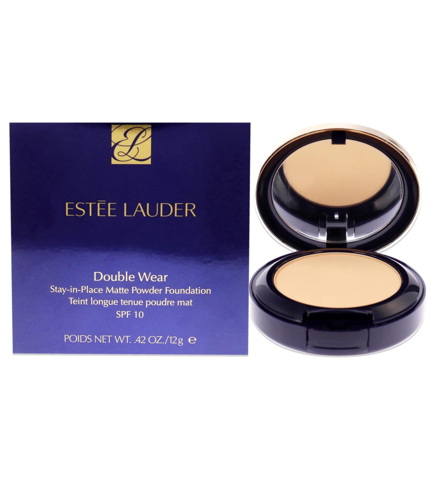 Estee Lauder Double Wear Stay-In-Place Matte Powder Foundation - SPF 10, 3W1 Tawny, 0.42 oz - Buy Online on GoSupps.com
