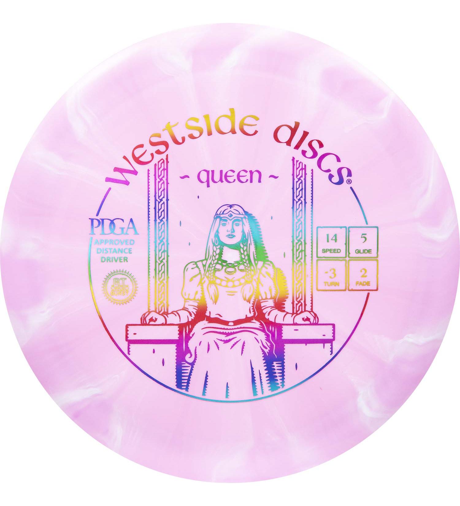 Westside Discs Origio Burst Queen 170g Pink Driver | Easy-to-Throw Frisbee Golf Disc for Maximum Distance | Ideal for Beginners - Buy Online on GoSupps.com
