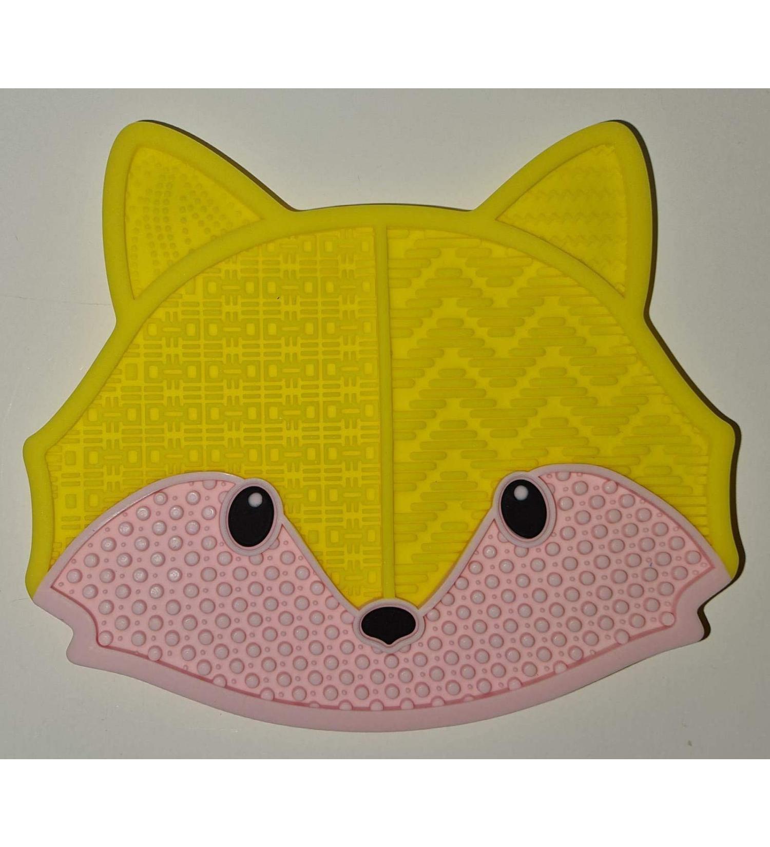 Yellow Fox Silicone Brush Cleaner | Makeup Brush Cleaning Pad - Buy Online on GoSupps.com