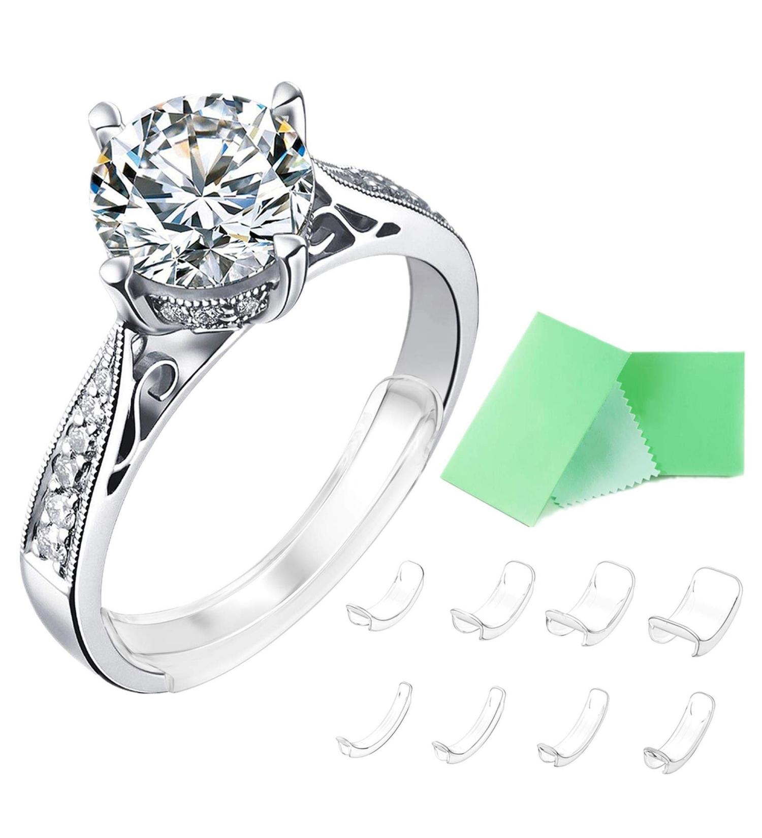 Invisible Ring Size Adjuster - Fits All Rings, Assorted Sizes - Ring Sizer for Loose Rings - Buy Online on GoSupps.com