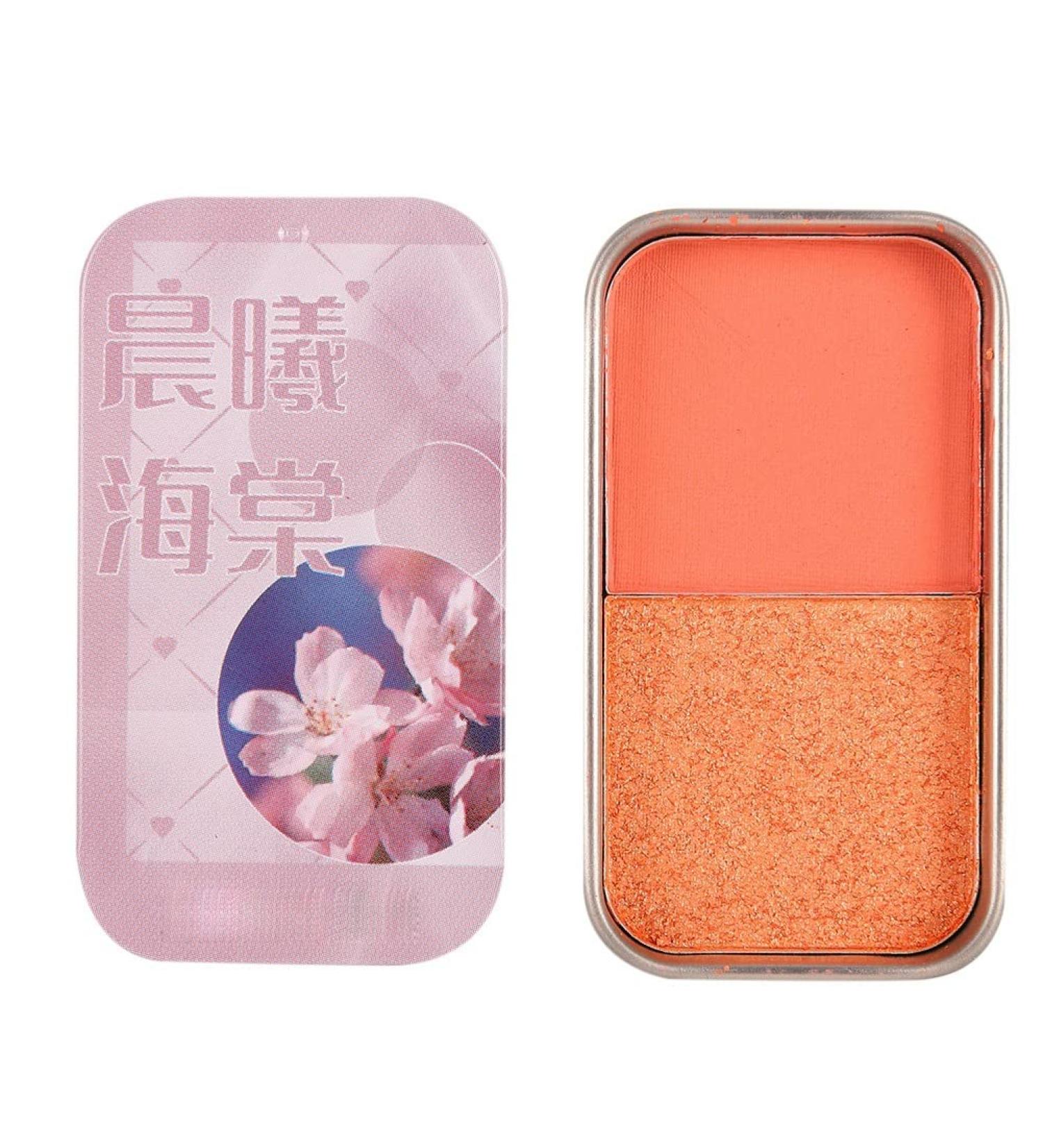 Allbesta Eye Shadow Magazine 2 Colors - Two-Tone Gradient Shimmer Palette for Easy Quick Makeup | International Shipping - Buy Online on GoSupps.com