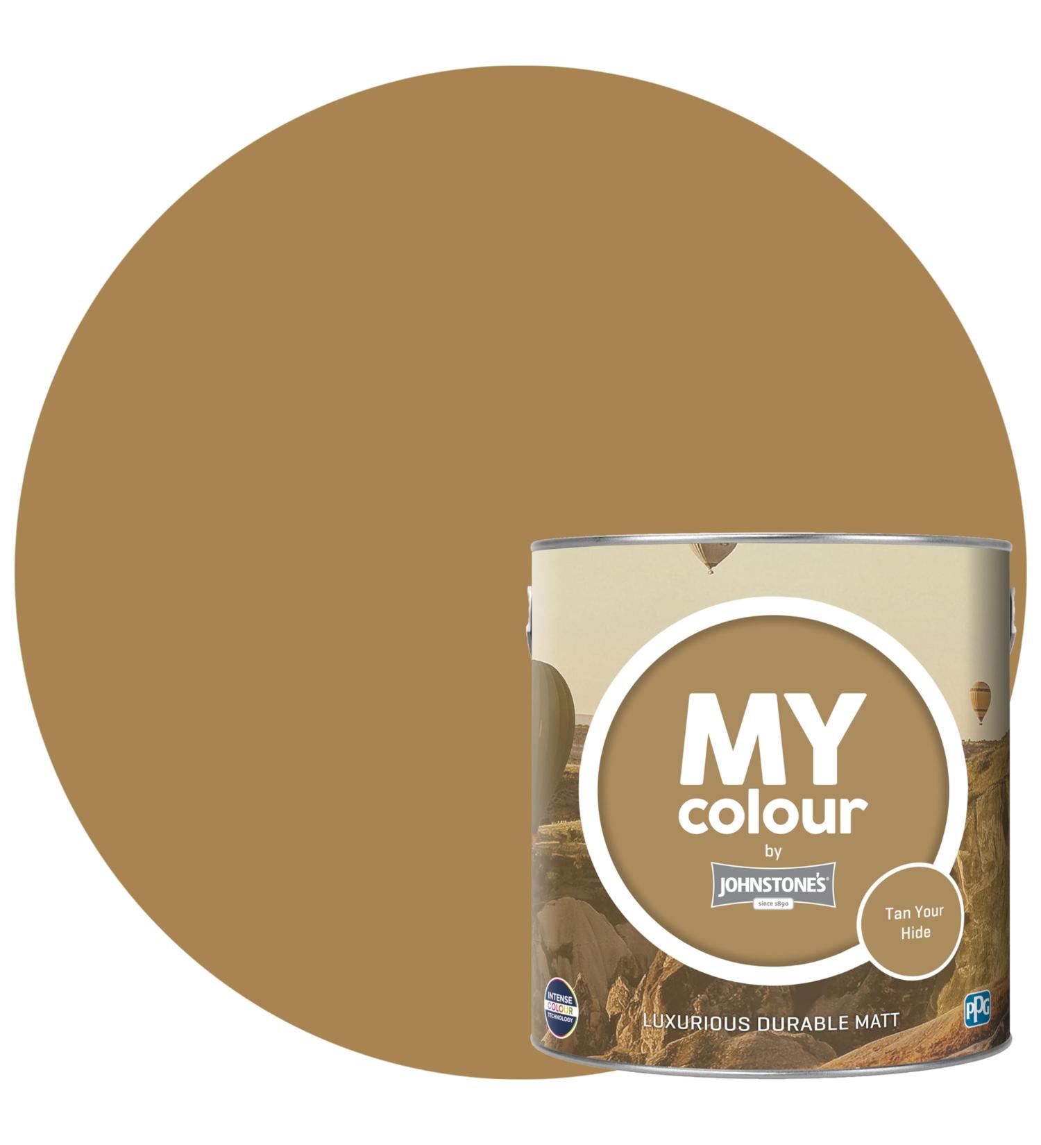 Johnstone's MY Colour Luxurious Durable Matt Paint - Tan Your Hide 2.5L - Buy Online on GoSupps.com
