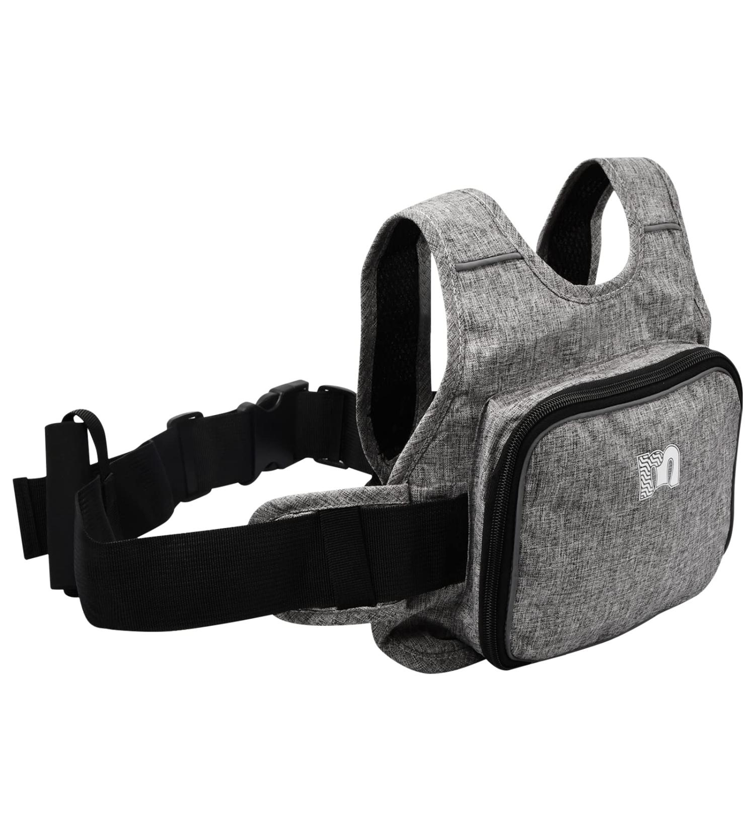 Children's Motorcycle Safety Belt | Adjustable Harness with Reflective Strips for Kids & Babies - Grey - Buy Online on GoSupps.com