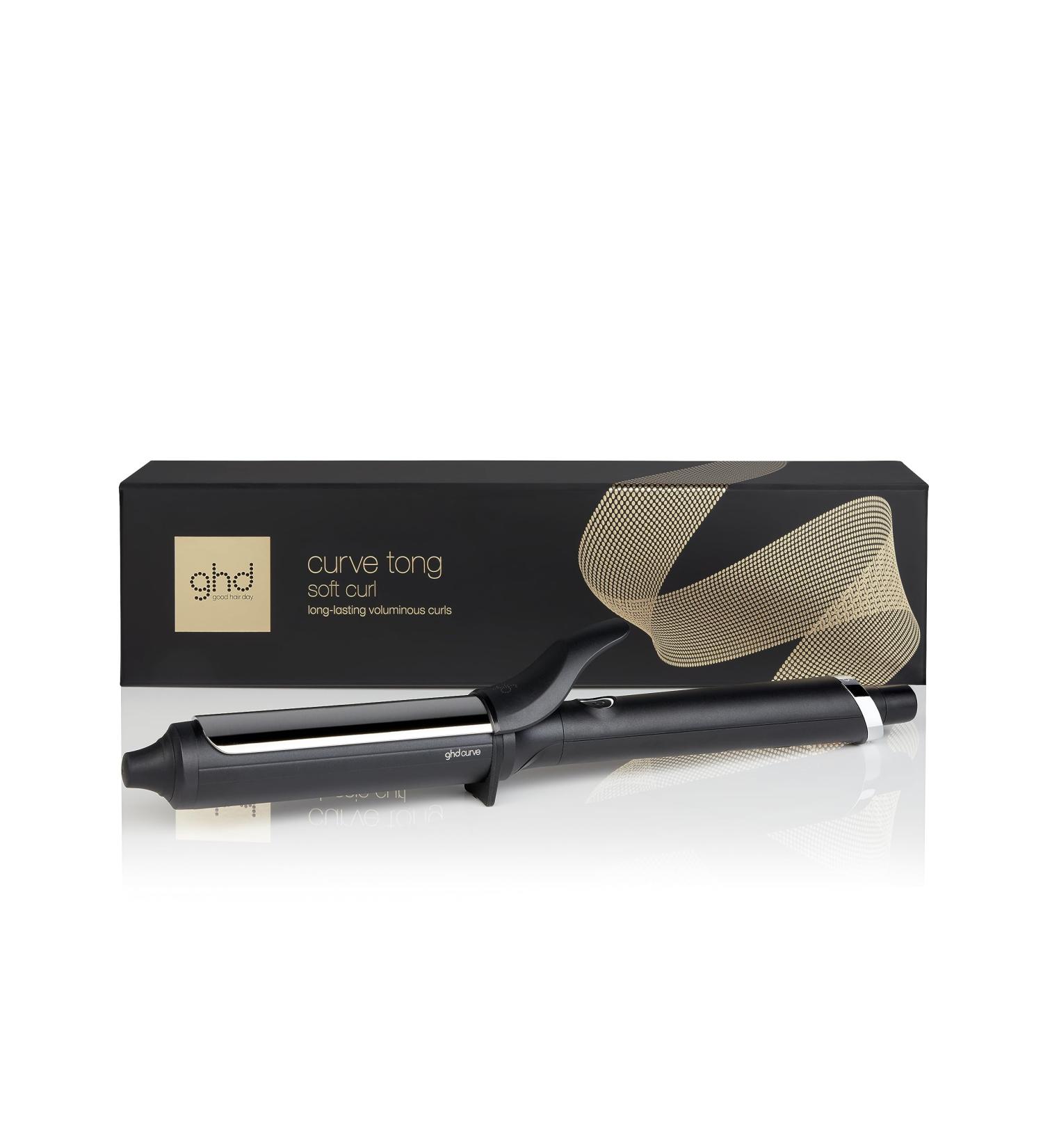 ghd Curve 32mm Curl Tongs with Ultra-Zone Technology - 185 C Optimum Styling Temp | Protective Cool Tip, Auto Sleep Mode | Lasting Healthy-Looking Curls - Buy Online on GoSupps.com