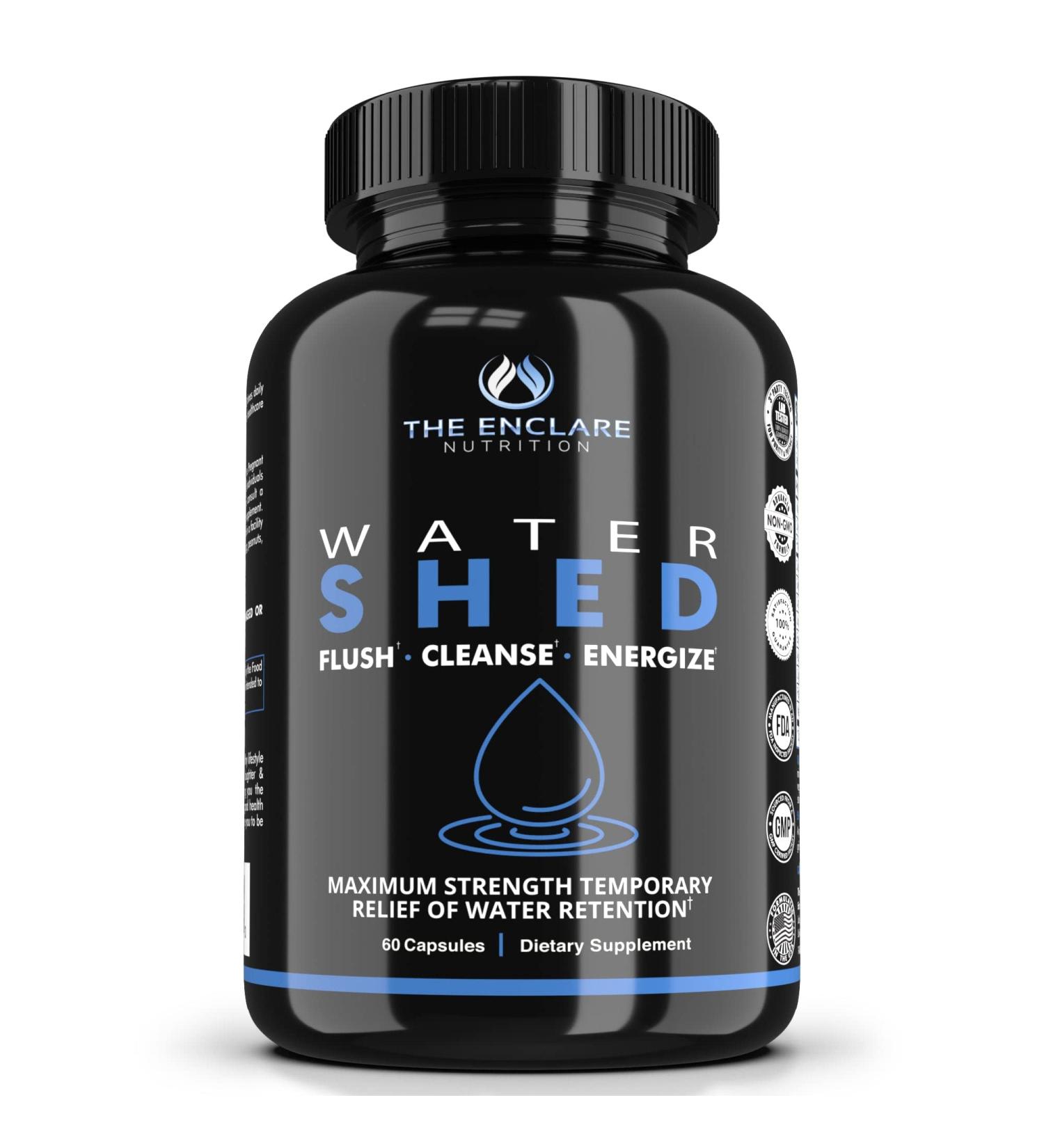 Water Pills Diuretic for Water Retention & Liver Detox - Kidney Cleanse & Bloating Relief with Green Tea, Cranberry & Dandelion Root - Vitamin B6, Chloride & Potassium for Weight Loss - Buy Online on GoSupps.com