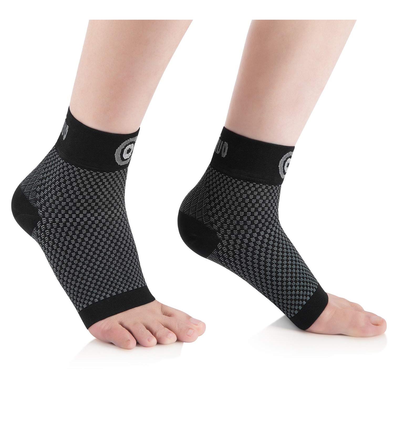 Cambivo Ankle Bandage (2 Pairs) | Support for Achilles Tendon Heel Spur Plantar Fasciitis & Sprains | Ideal for Sports & Everyday Use - Buy Online on GoSupps.com