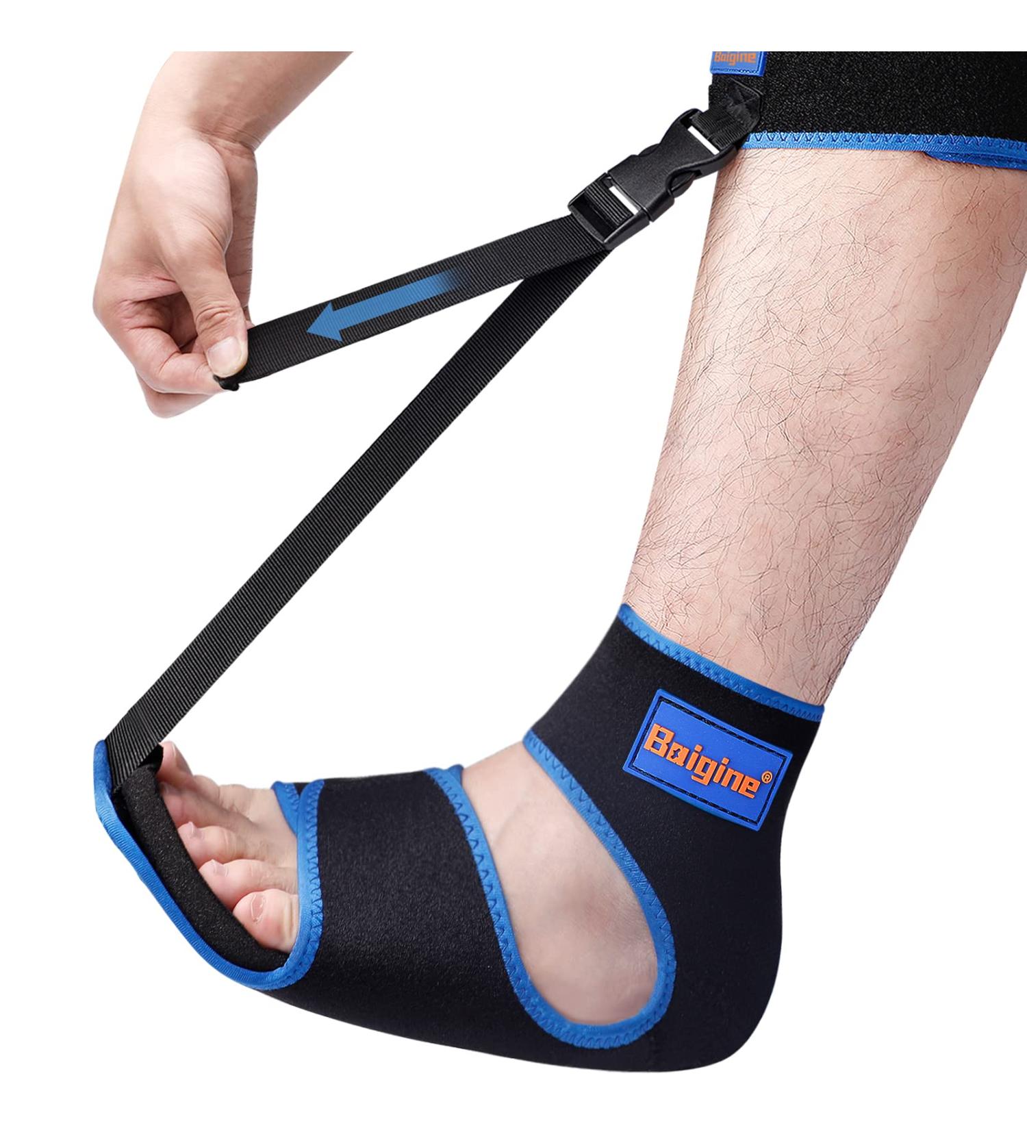 Women's Plantar Fasciitis Night Splint - Adjustable Foot Drop Orthotic Brace for Achilles Tendonitis Relief - Medium - Buy Online on GoSupps.com
