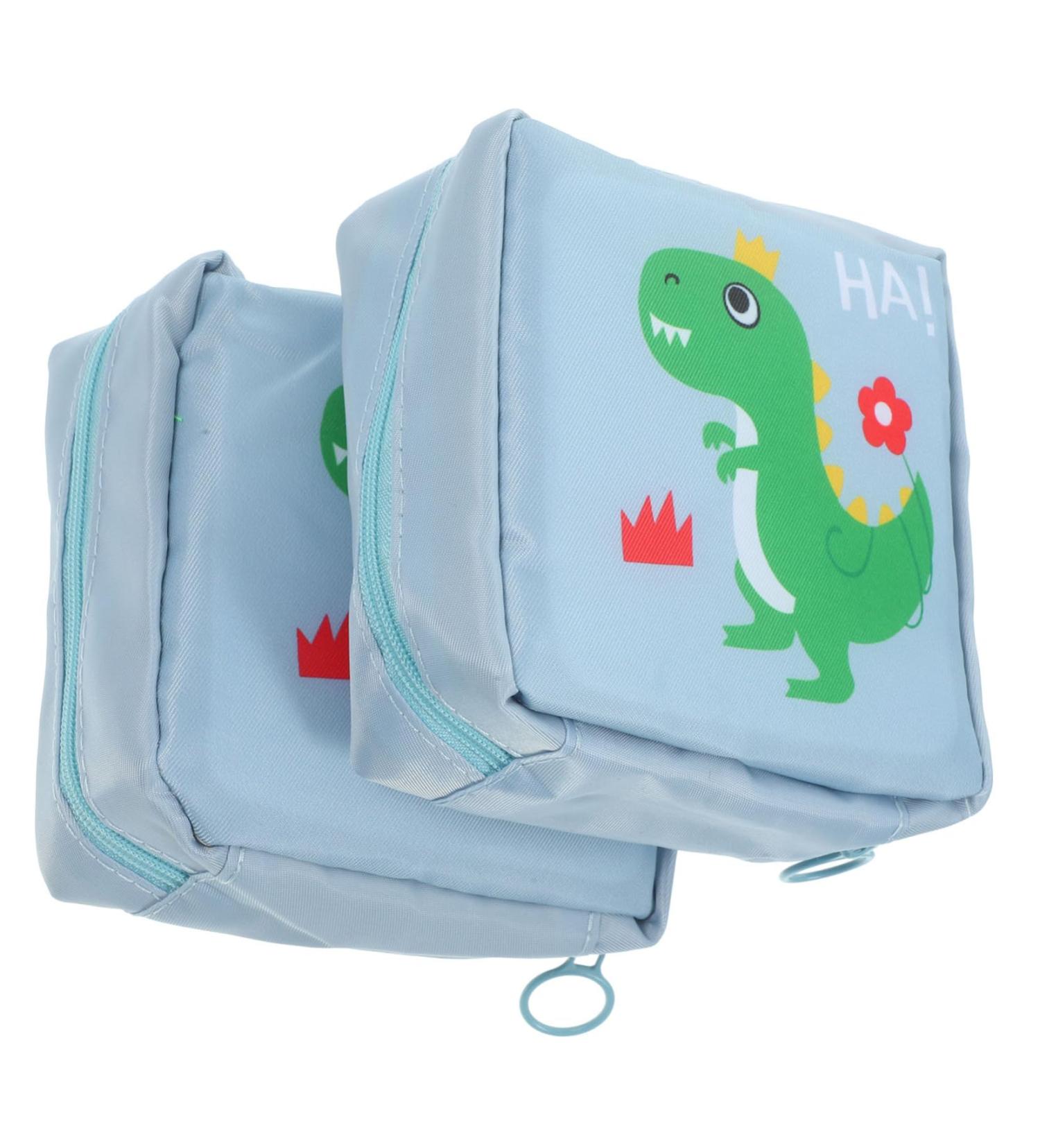 Healifty 2pcs Aunt's Towel Storage Bag Travel Makeup Bag - For Women Traveling, Menstrual Period & Nursing Pad Holder - Nylon Material - Buy Online on GoSupps.com