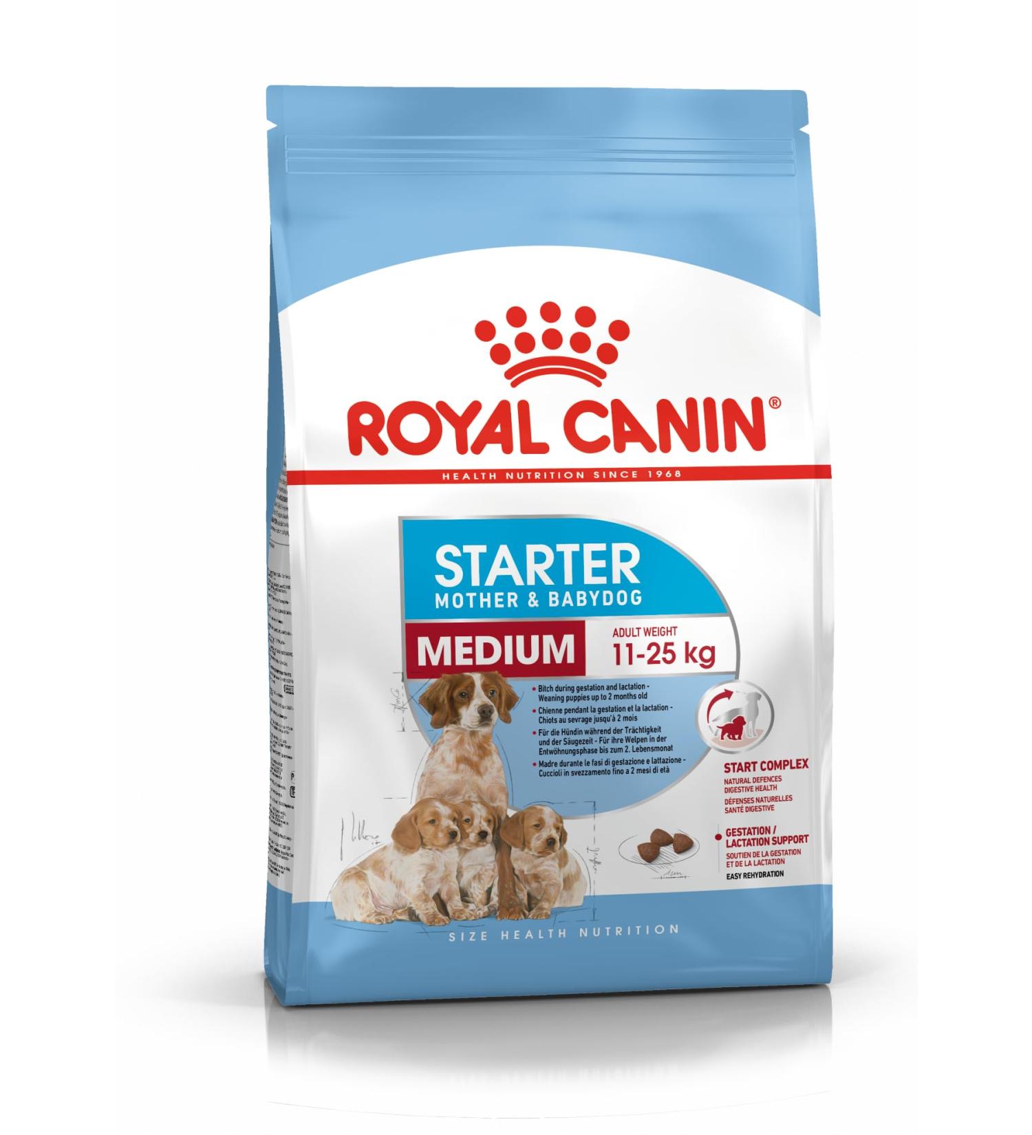 Royal Canin Medium Starter Mother and Babydog 4 kg 4 kg (Pack of 1) - Buy Online on GoSupps.com