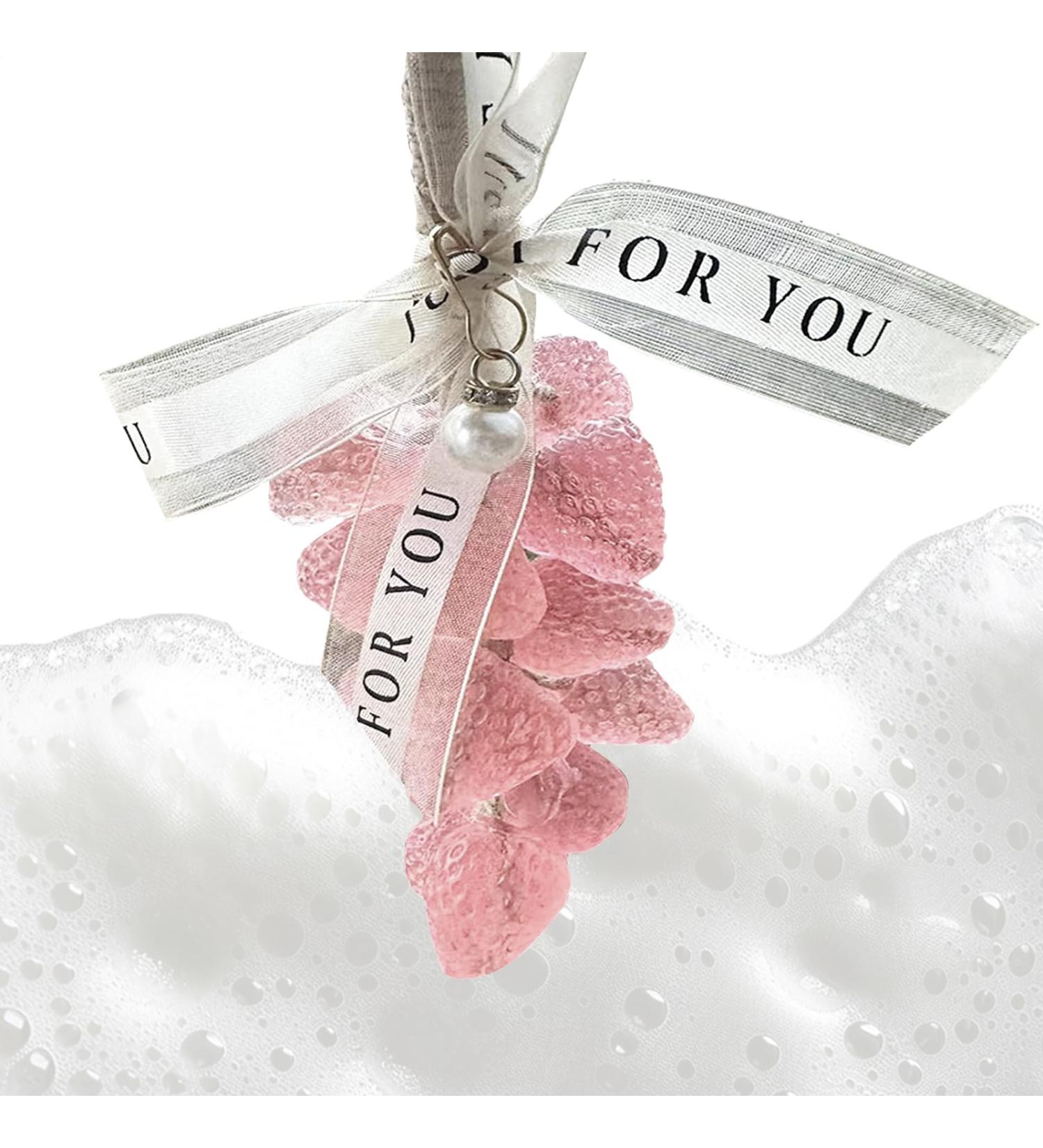 Savon Visage en Forme de Fraise Pour Peau Sensible avec Cordon Nettoyant Hydratant pour le Corps Linge Main D coratif - Buy Online on GoSupps.com