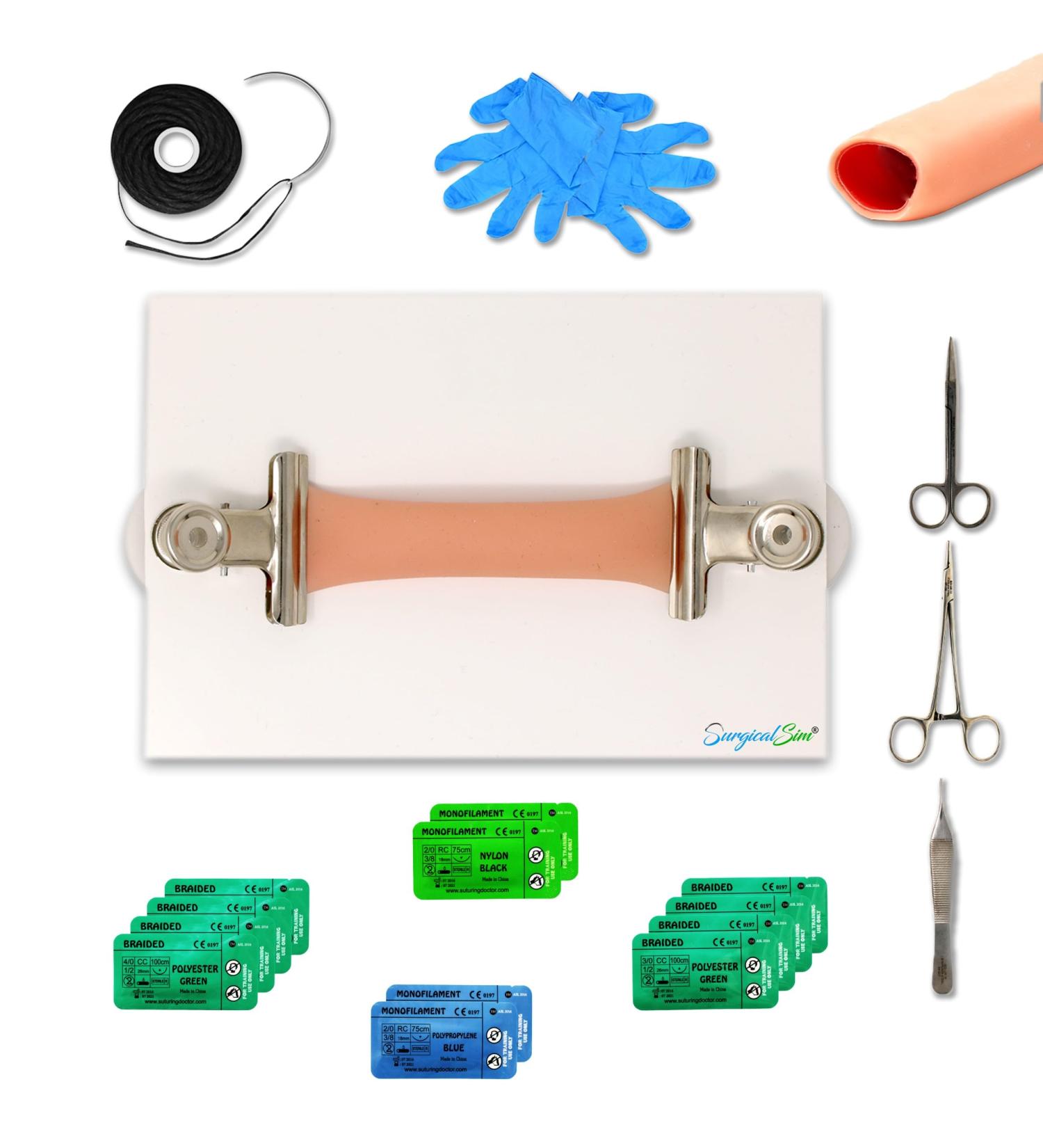 Bowel Anastomosis End to End Suture Practice Kit - 0.8 Diameter Model | Best International Shipping Available - Buy Online on GoSupps.com