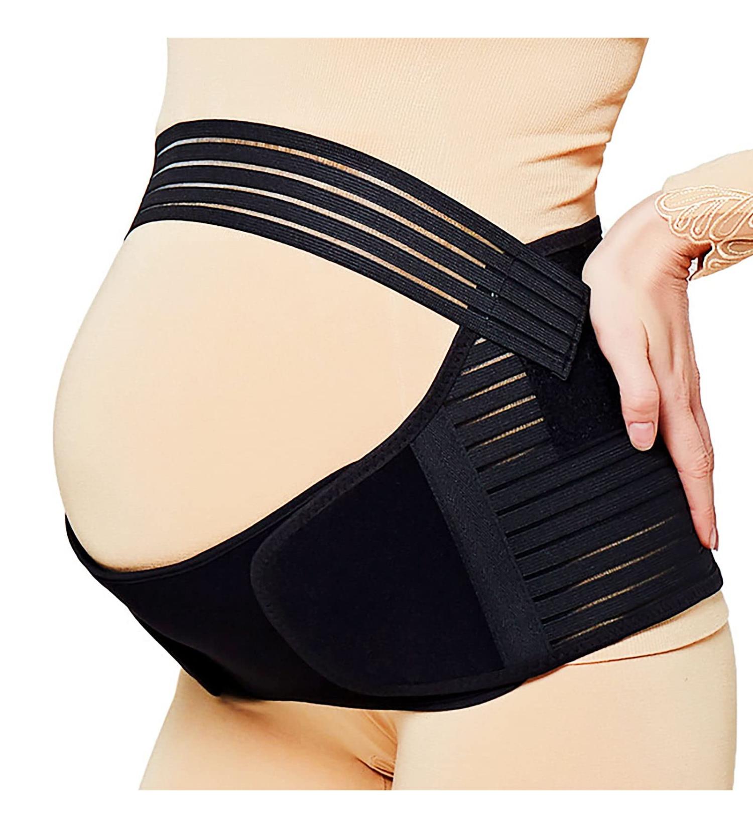 Modloan Pregnancy Support Belt - Maternity Support Band for Birth Prep & Back Pelvic Relief (Black-XL) - Buy Online on GoSupps.com