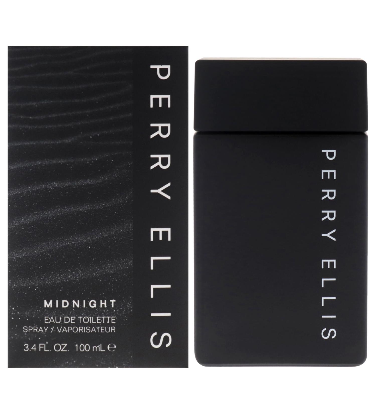Perry Ellis Midnight for Men - 3.4 oz EDT Spray 3.4 Fl Oz (Pack of 1) - Buy Online on GoSupps.com