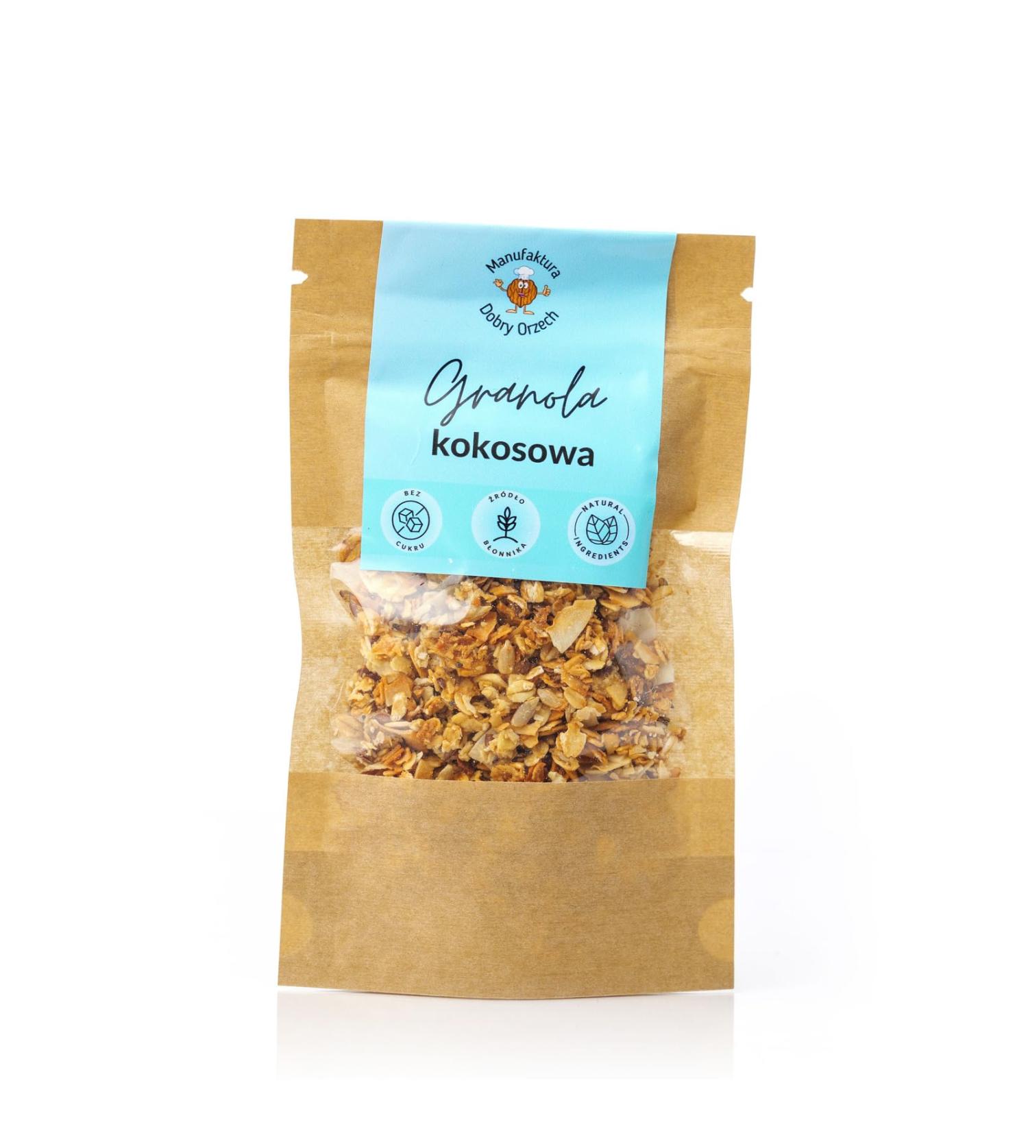 Manufaktura Dobry Orzech Natural Coconut Granola (50g)