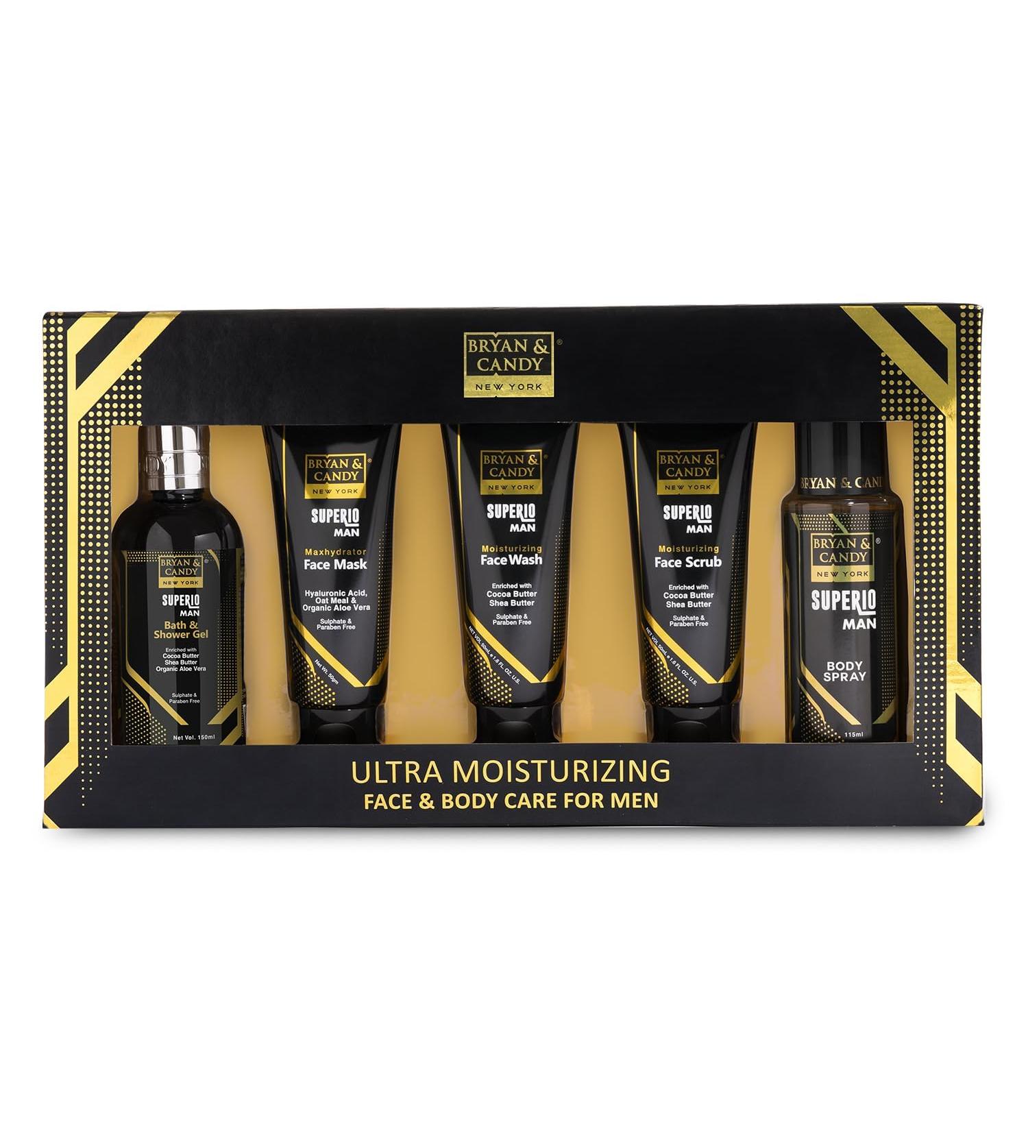 Br.yan & Can.dy Complete Face & Body Care Kit | Vegan Gift Set for Men | Rakshabandhan Gift for Brother | pH 5.5 SLS & Paraben Free All Skin Types - Buy Online on GoSupps.com
