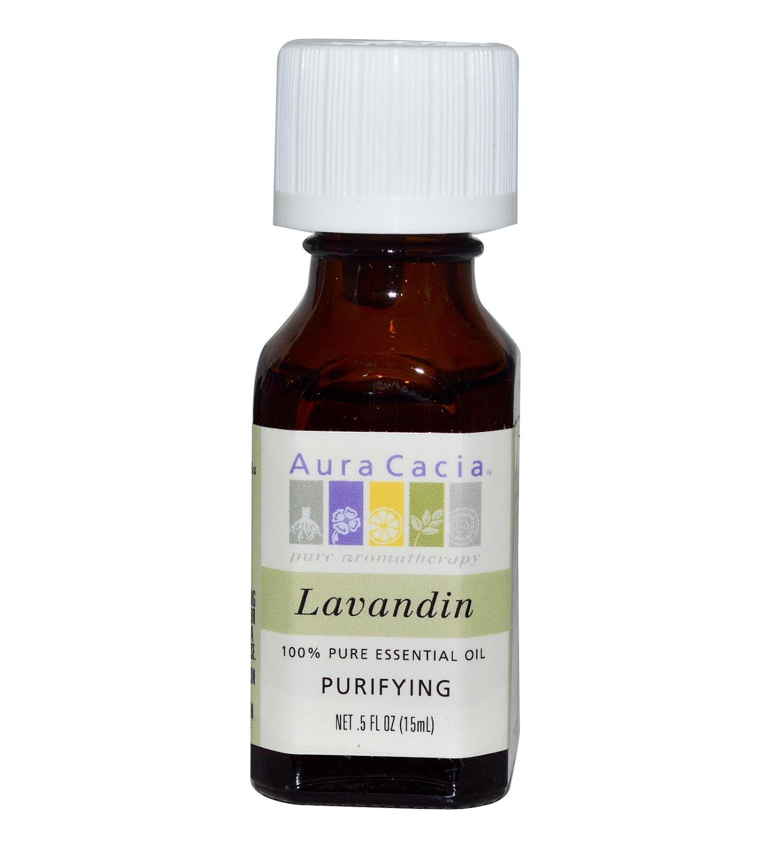 Aura Cacia Pure Lavandin Essential Oil | 0.5 fl. oz. | Lavandula intermedia