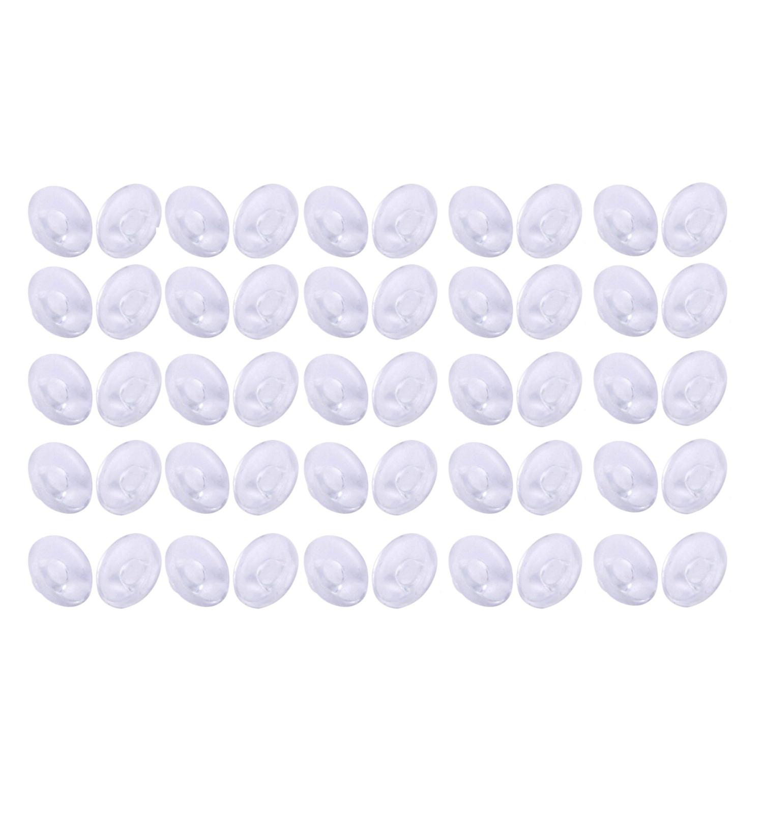 25 Pairs Round Silicone Eyeglasses Nose Pads - Soft Comfort for Every Frame | International Shipping Available - Buy Online on GoSupps.com