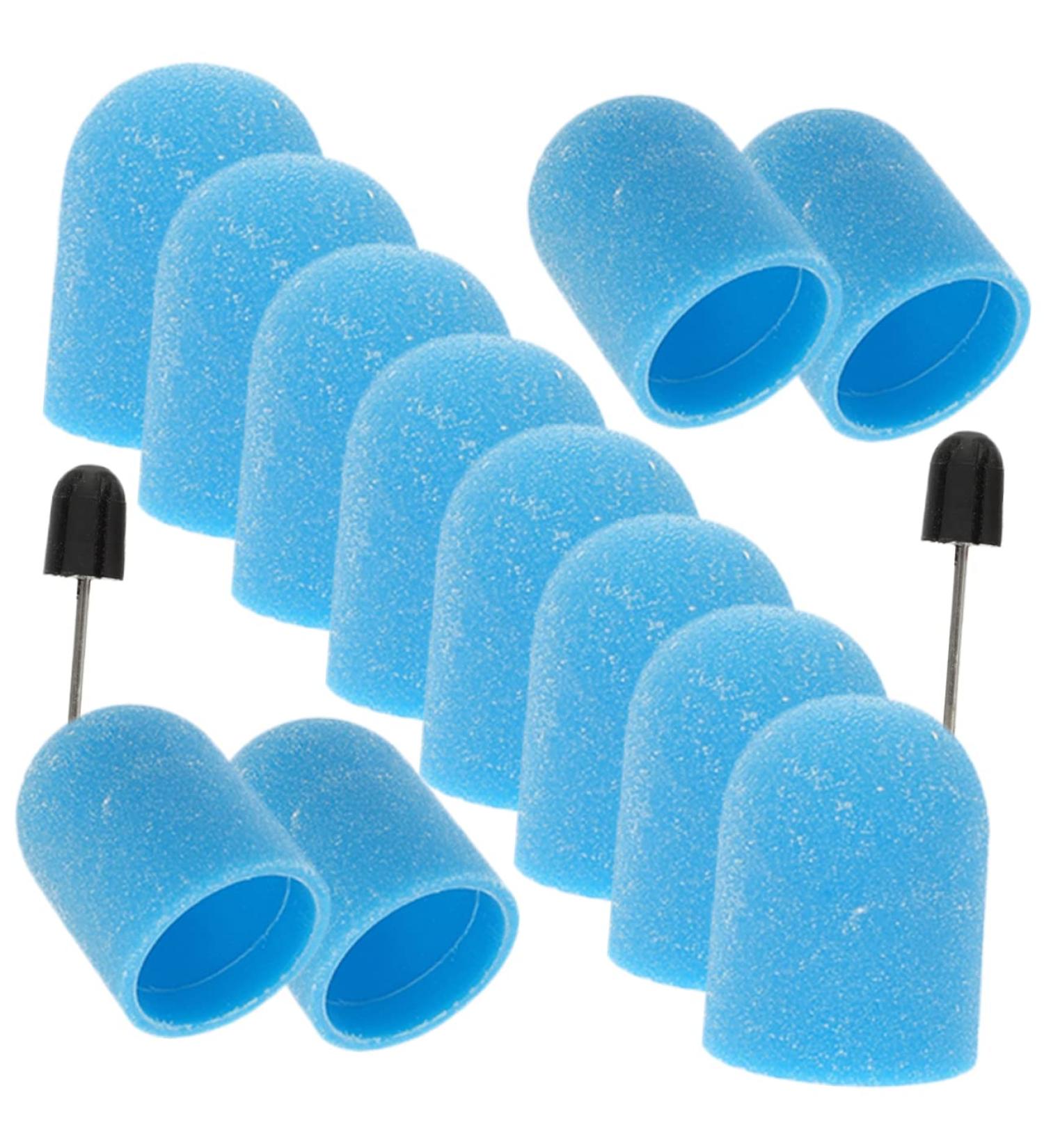 VINTORKY 1 Set Nail Color Sand Cap Power Tools Electric Nail File Nail Tools Nail Drill bit Cap Nail Polisher Sand caps Polishing Burr Caps Manicure Tool Nail Polisher Caps Grinding Head 2x1.5cm - Buy Online on GoSupps.com