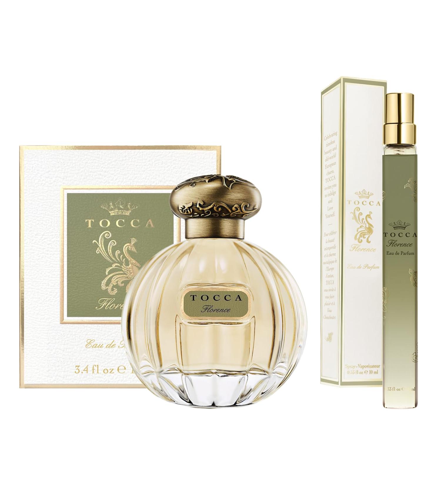 Tocca Florence Perfume Set for Women 100 ml (3.38 oz) + 10 ml (0.34 oz) - Classic Floral Bergamot Pear Gardenia Fragrance ($172 Value) 3.72 Fl Oz (Pack of 1) - Buy Online on GoSupps.com