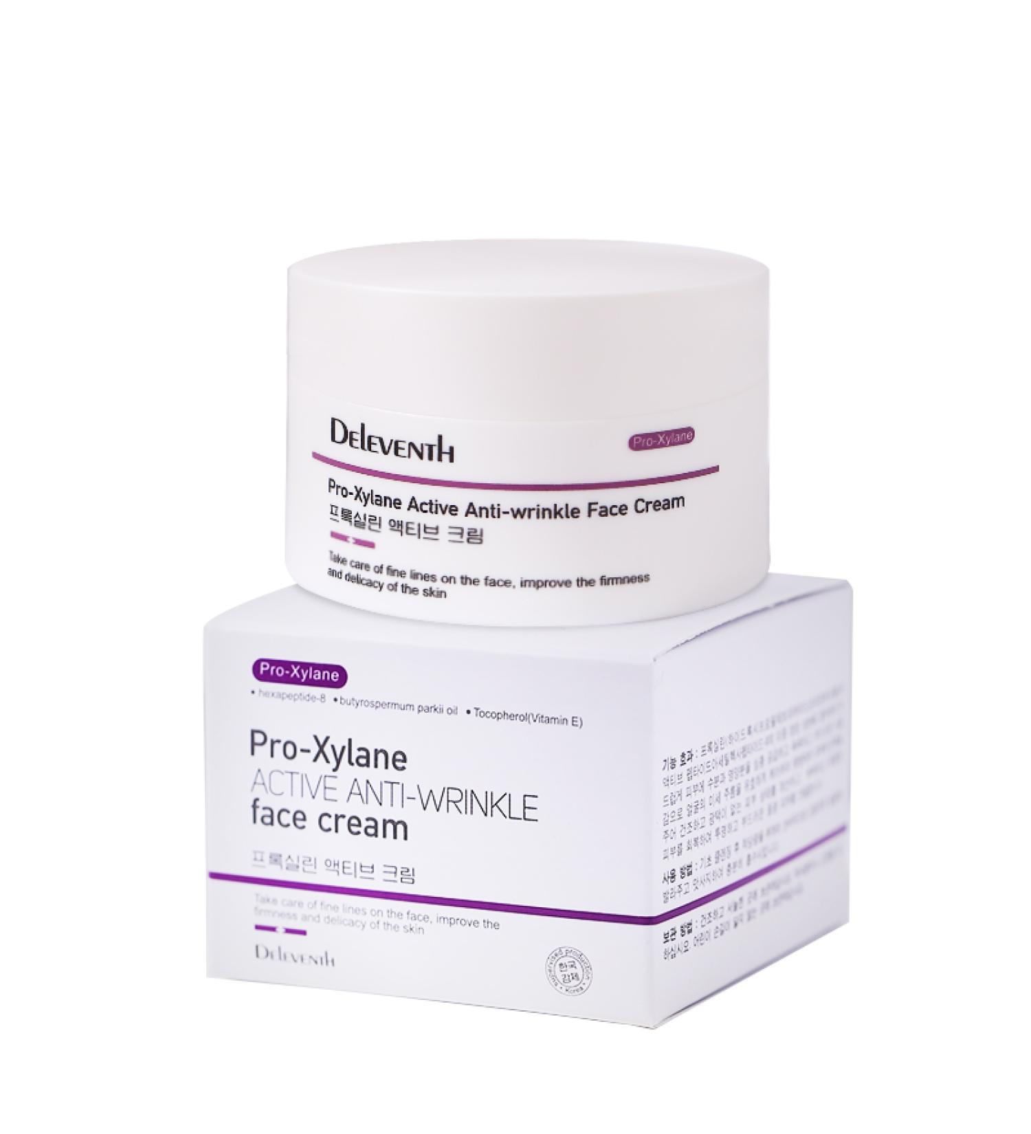 Deleventh Pro-Xylane Active Face Cream 30G - Anti-Wrinkle Anti-Aging Moisturizing Skin Repair for Youthful Radiance - Korea Brand Skincare - Buy Online on GoSupps.com