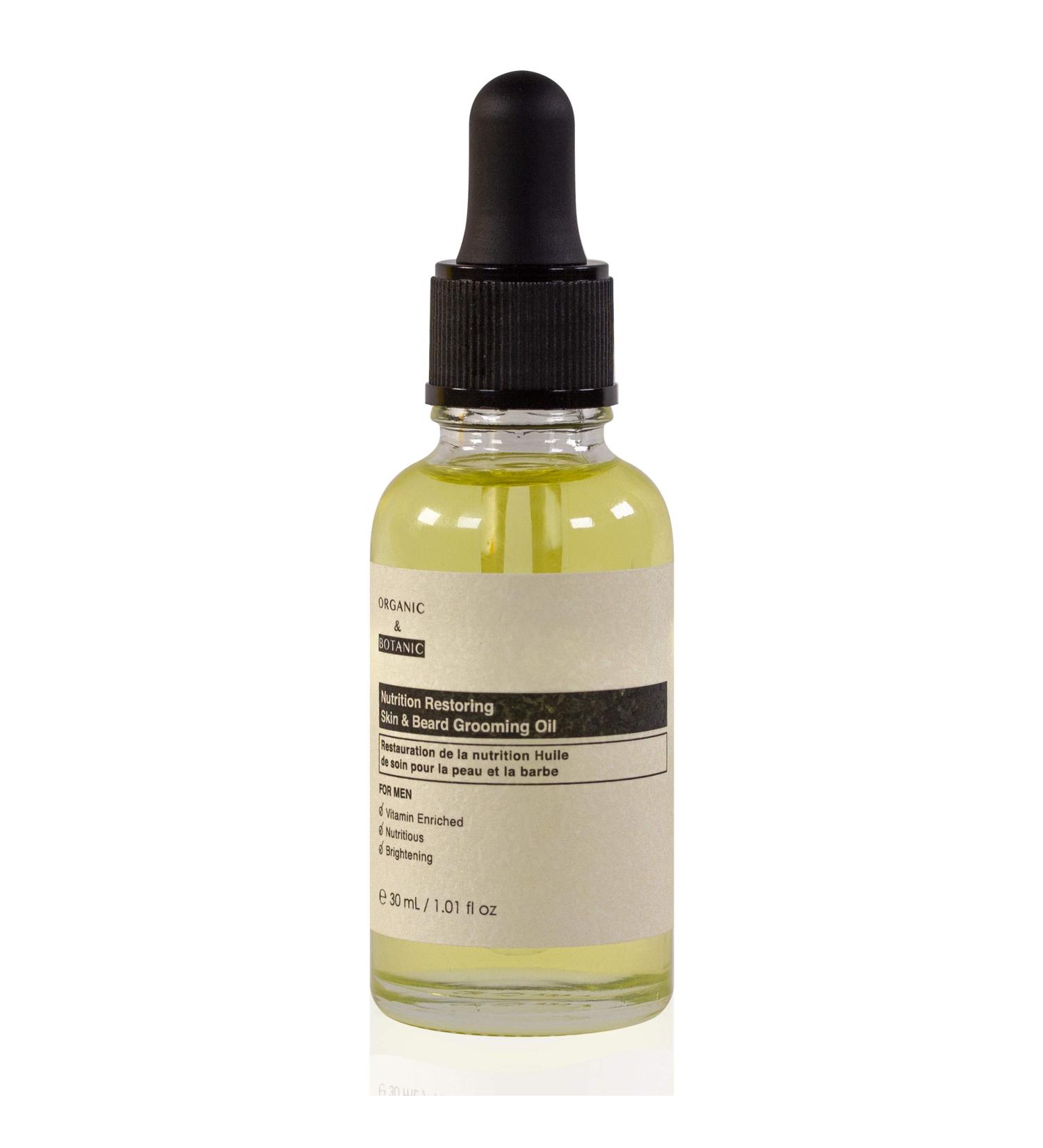O&B Nutritional Restoring Skin & Beard Grooming Oil 15ml - Hydrate & Nourish | International Shipping Available - Buy Online on GoSupps.com
