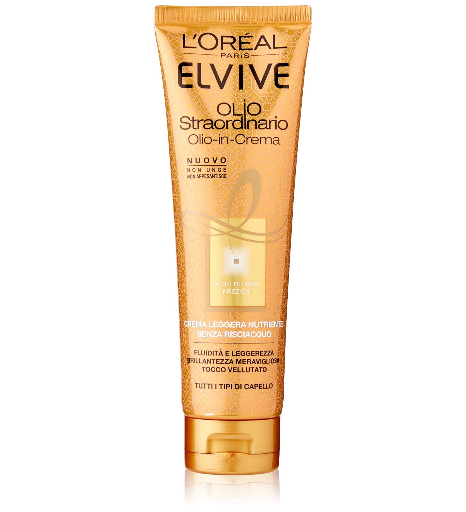 L'Or al Paris Elvive Oil Extraordinary Light Nourishing Cream 150 ml - Best for All Hair Types | Shop Now! - Buy Online on GoSupps.com