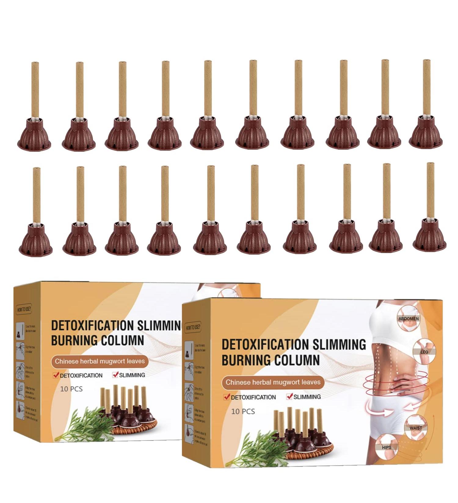 20 PCs Moxa Sticks for Moxibustion - Energy Collection & Detoxification for Weight Loss | International Shipping - Buy Online on GoSupps.com