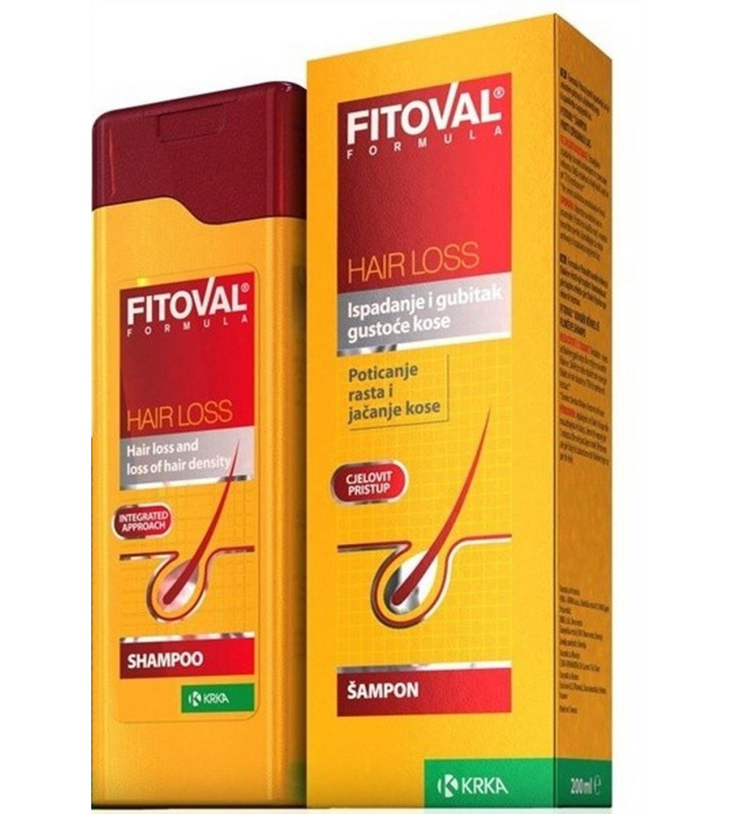 Fitoval Hair Loss Treatment Shampoo 200ml Anti Hair Loss Hair Growth Shampoo by Fitoval