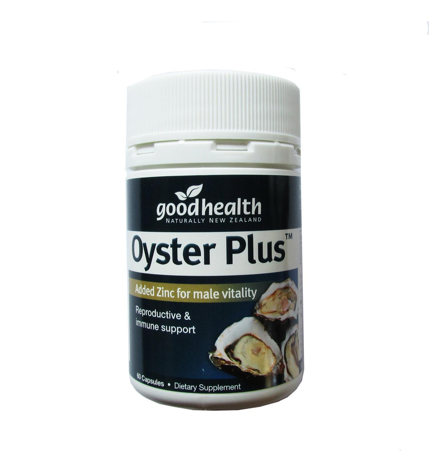 Oyster Plus Zinc and Taurine Marine Nutrient 60 Capsules Health and Vitality Dietary Supplement