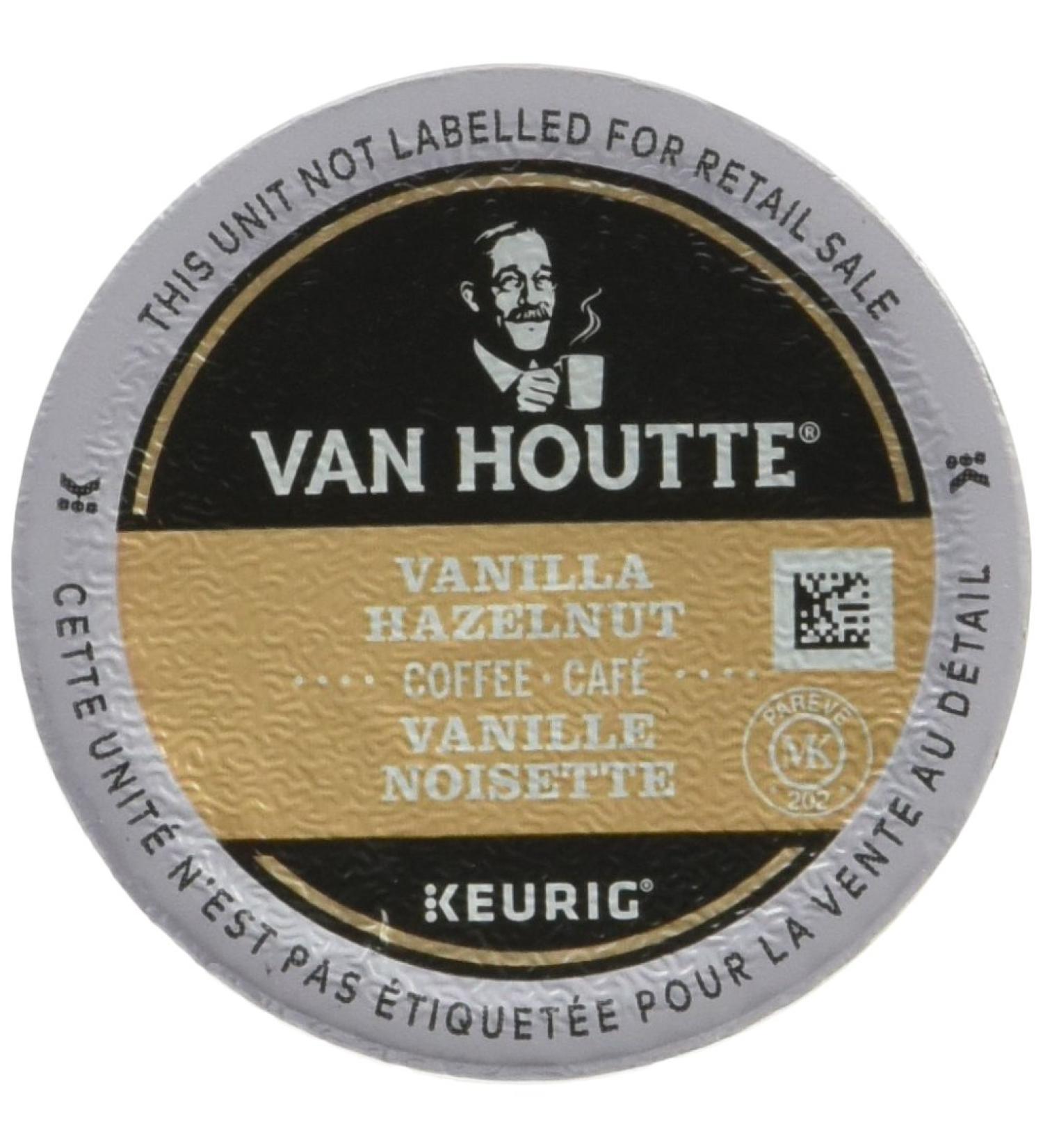 Van Houtte Vanilla Hazelnut K-Cup Coffee Pods 30 Count (Pack of 4) Vanilla Hazelnut 30 count (Pack of 4)