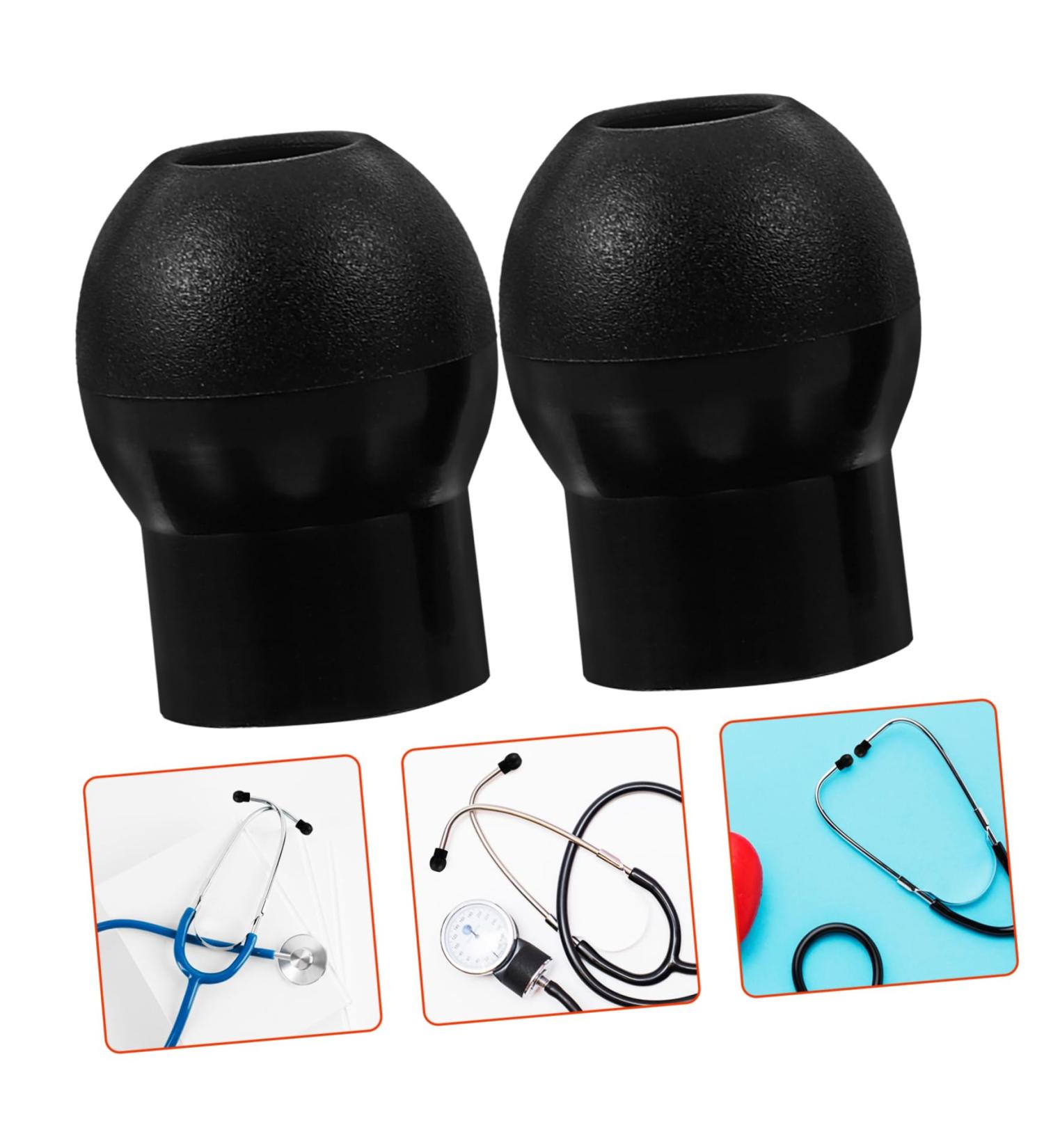 GLEAVI Replacement Ear Tips for Ear Buds - Durable Black Diaphragm Parts (1.50x1.00x1.00CM) - International Shipping Available - Buy Online on GoSupps.com