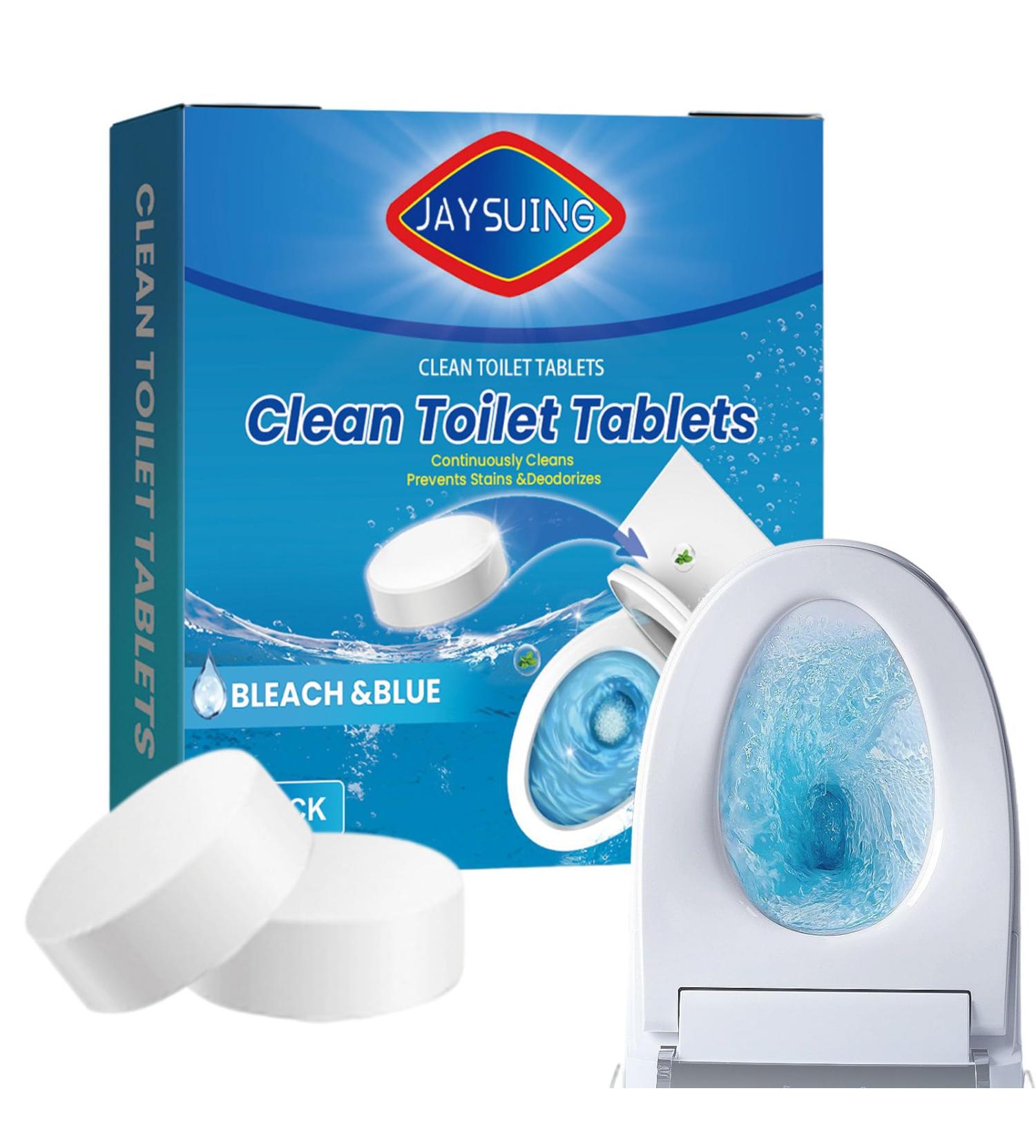 Toilet Tank Cleaner - Automatic Toilet Cleaner Toilet Tablet for Powerful Cleaning and Active Oxygen Purification Foam Design Cleans Urine and Stains in Sink Bathroom and Lvtfco - Buy Online on GoSupps.com