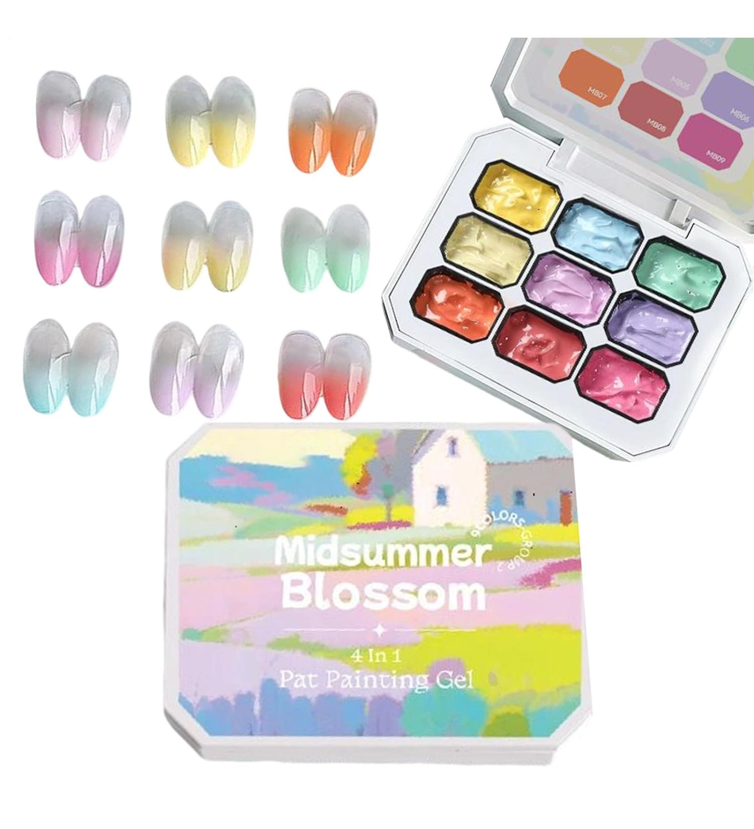 Gel de peinture - 9 couleurs - Sans post-nettoyage - Durcissement UV/LED - Longue dur e - Pour la maison et le studio domicile - Buy Online on GoSupps.com
