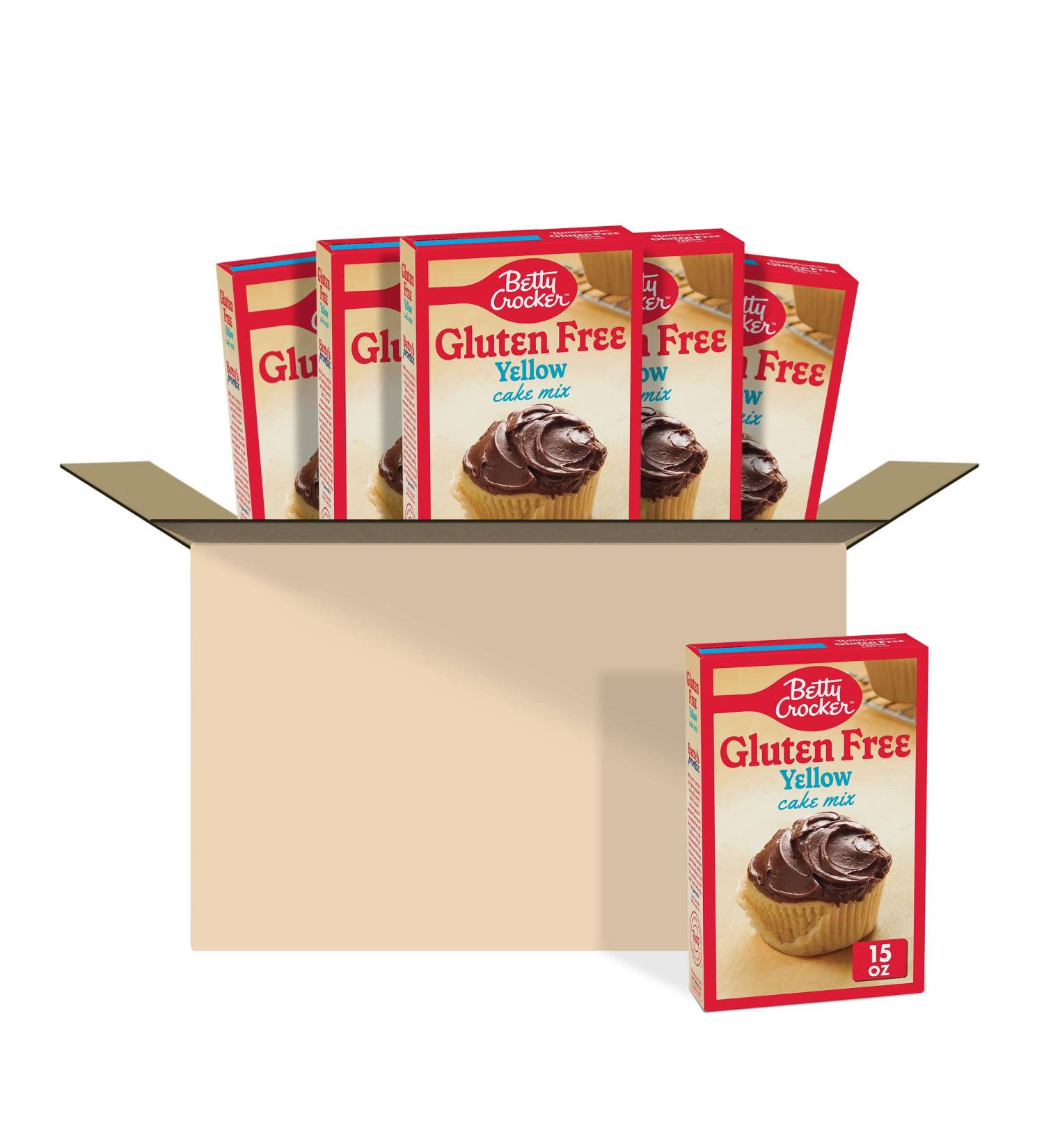 Betty Crocker Gluten Free Yellow Cake Mix - 15 oz (425 g) | Perfect for Delicious Cakes - Buy Online on GoSupps.com