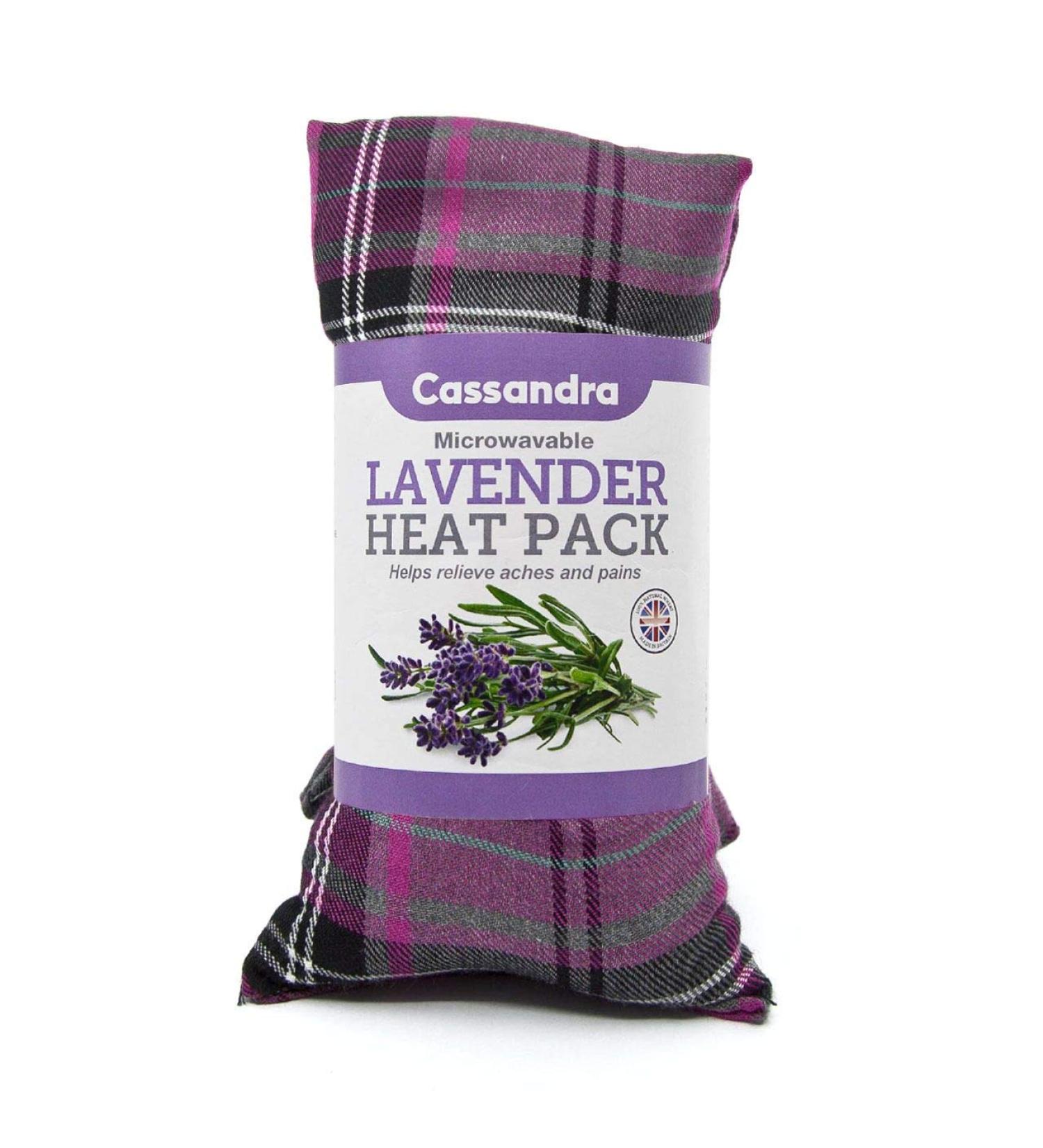 Cassandra Cotton Tartan Heat & Cool Pack with Wheat & Lavender - 42cm x 42cm (Pack of 1) - Buy Online on GoSupps.com