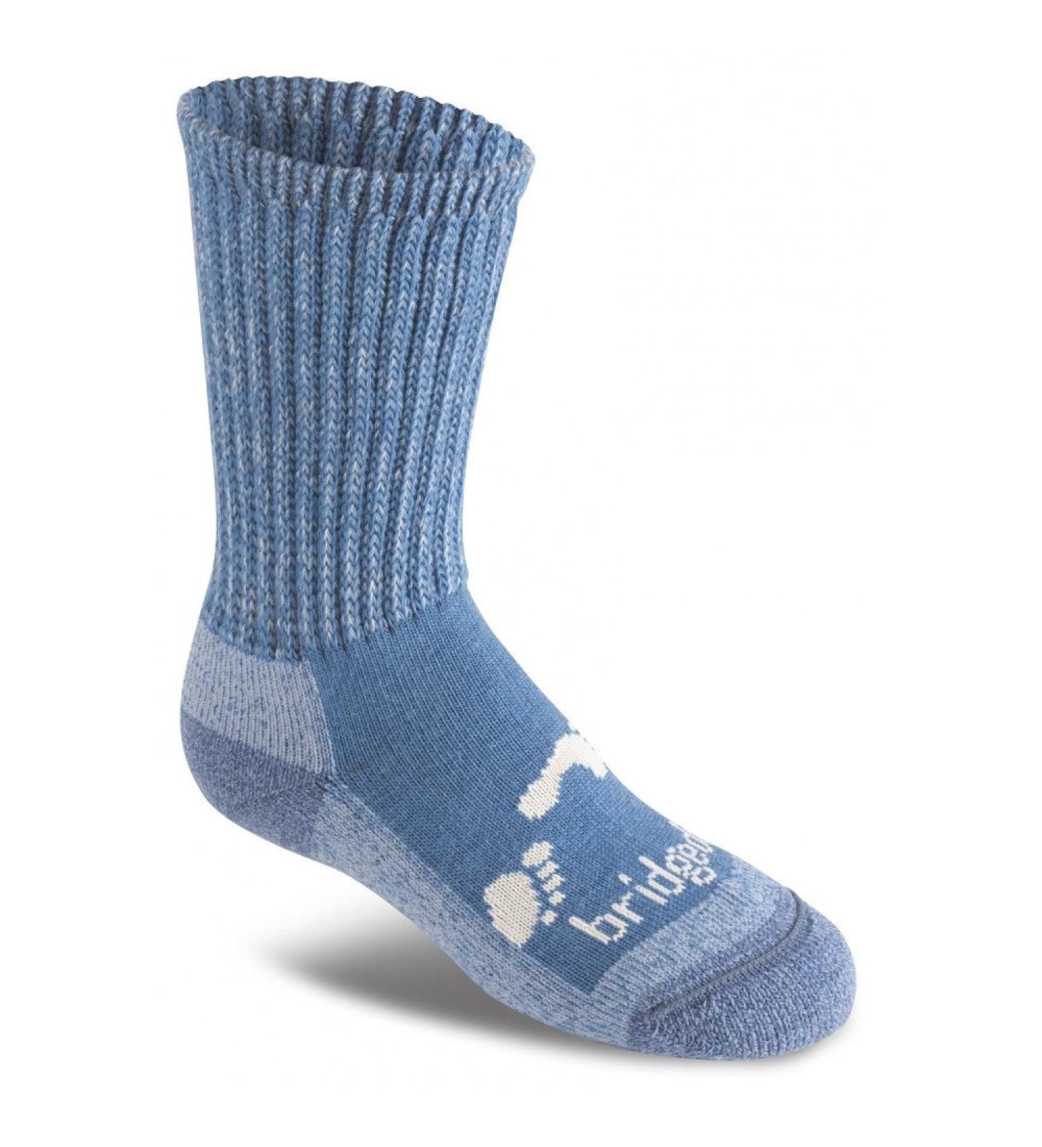 Bridgedale Unisex Kids Hike All Season Merino Endurance Socks | Storm Blue - International Shipping Available - Buy Online on GoSupps.com