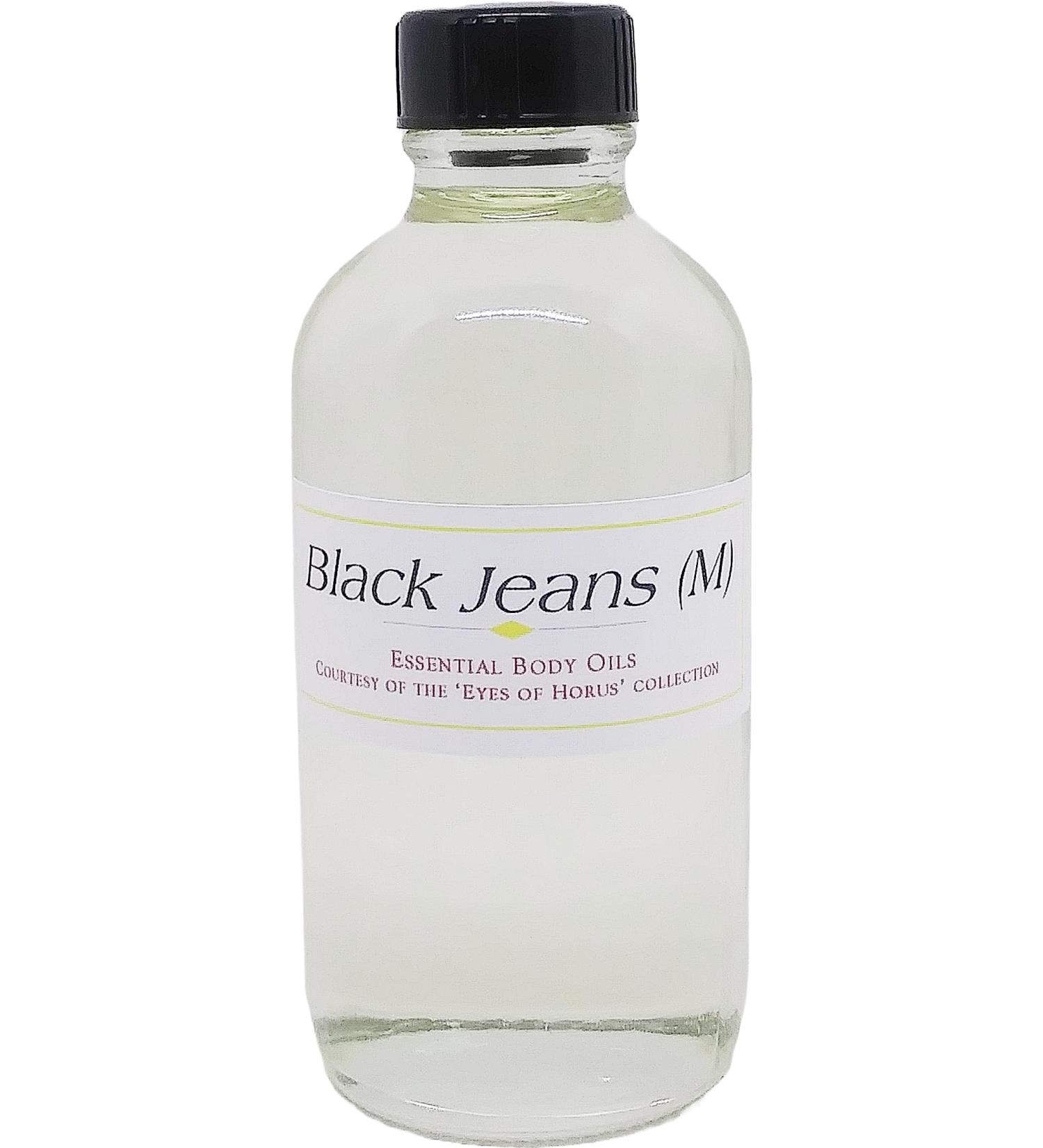 Virsachi: Black Jeans - Type For Men Scented Body Oil Fragrance Regular Cap - Light Gold - 4 oz. - ID#24436 4 Fl Oz (Pack of 1)