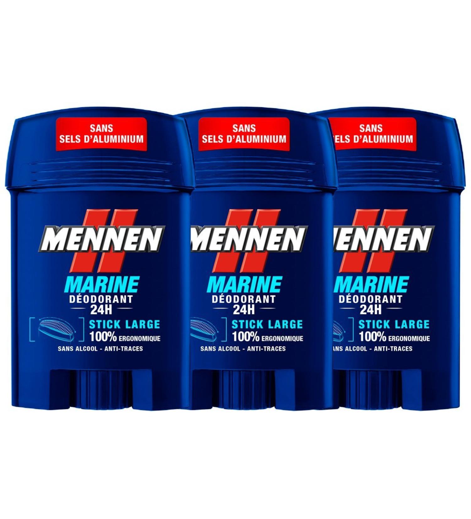 MENNEN Deodorant Stick Marine Pack of 3 x 50 ml