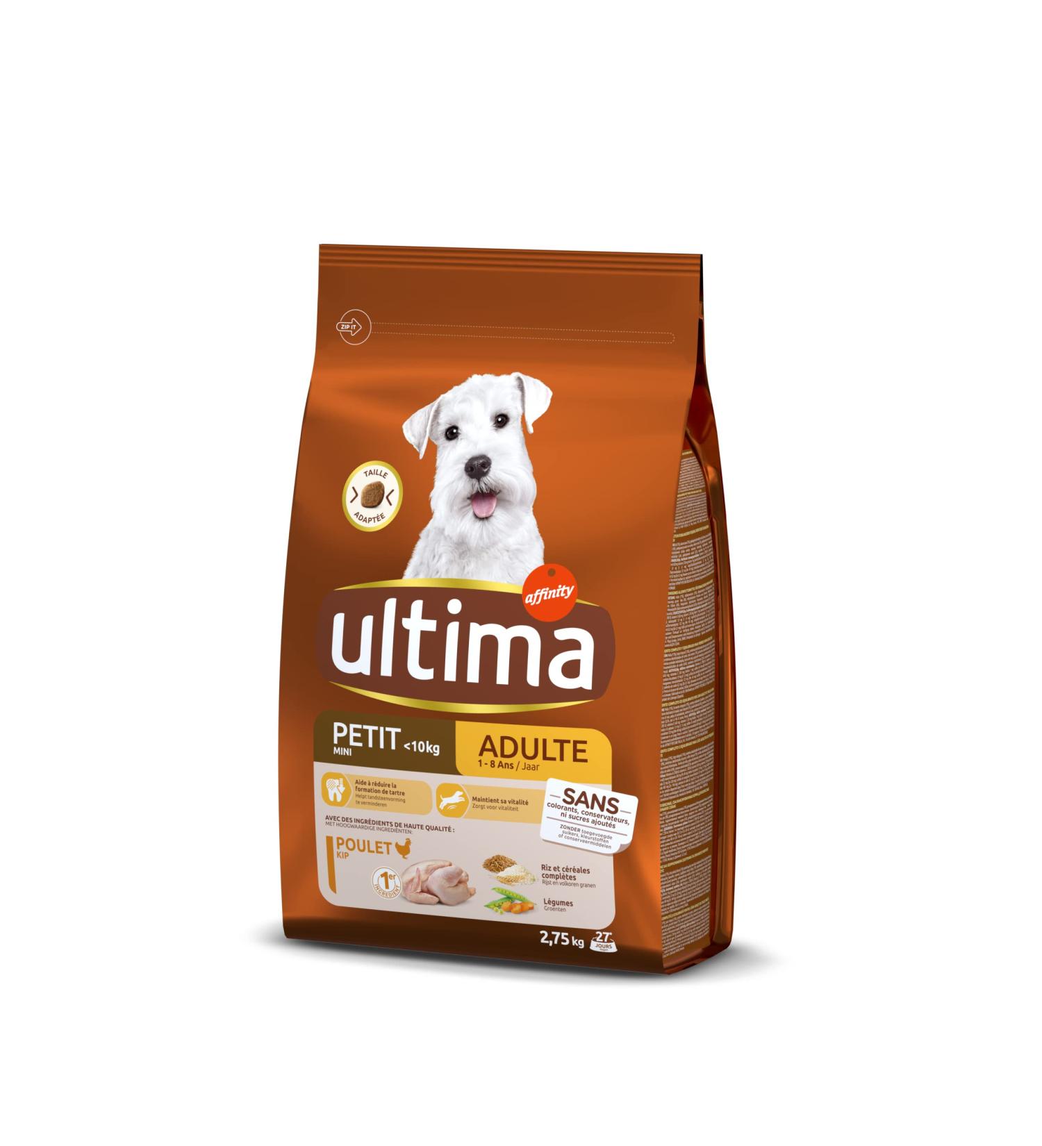 Ultima Small Adult Chicken Dog Food 2.75 kg - Buy Online on GoSupps.com