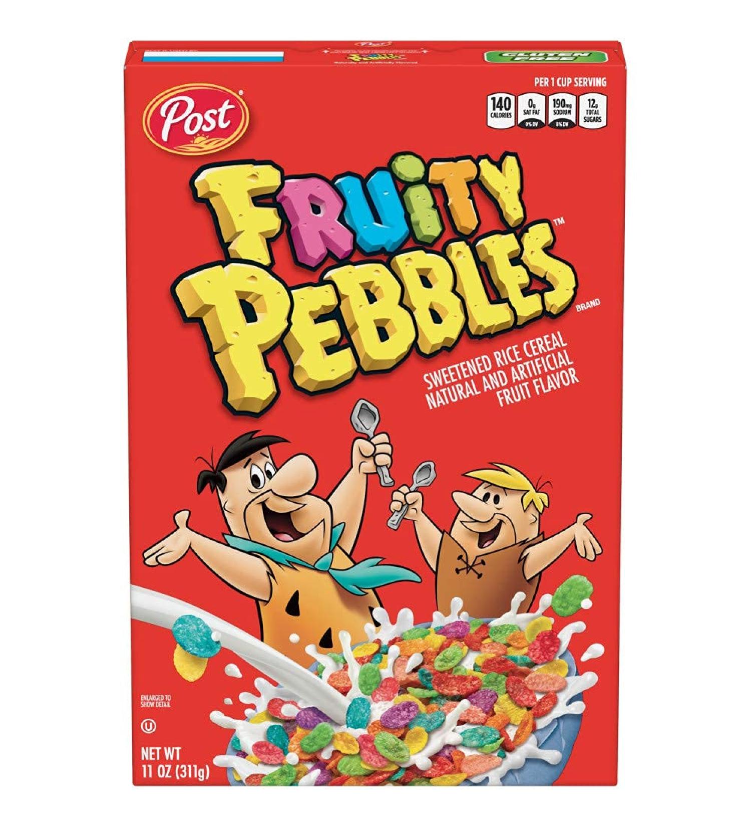 KIMBONNI Post Pebbles 2-Pack Fruity Cereal 311g